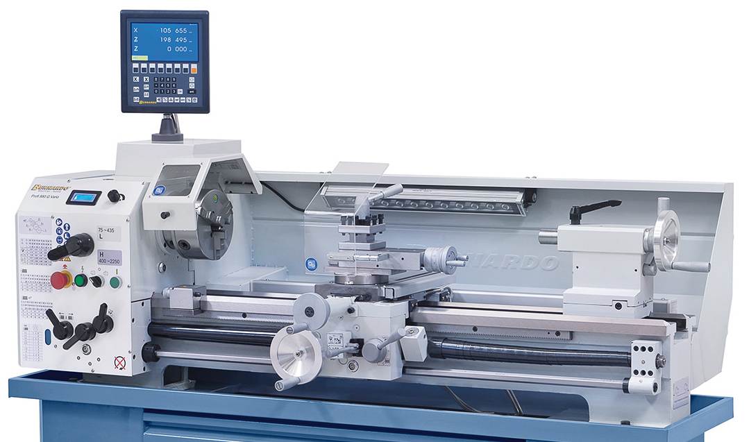 Leitspindeldrehmaschine 320x880mm mit Digitalanzeige
