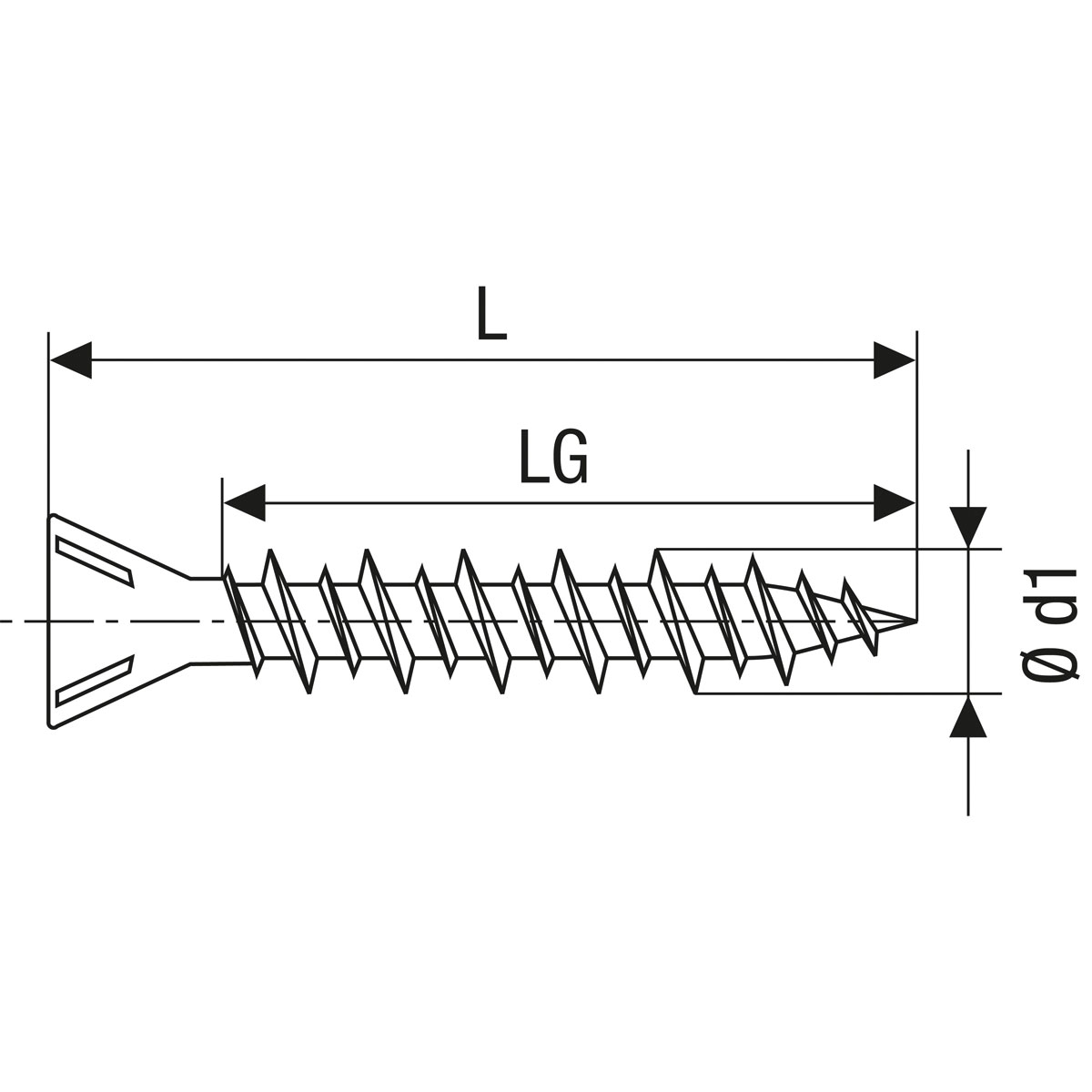 Gix Trockenbauschraube C für Gipsfaser 3,9 x 30 | 30 | 104376 – Bild 3