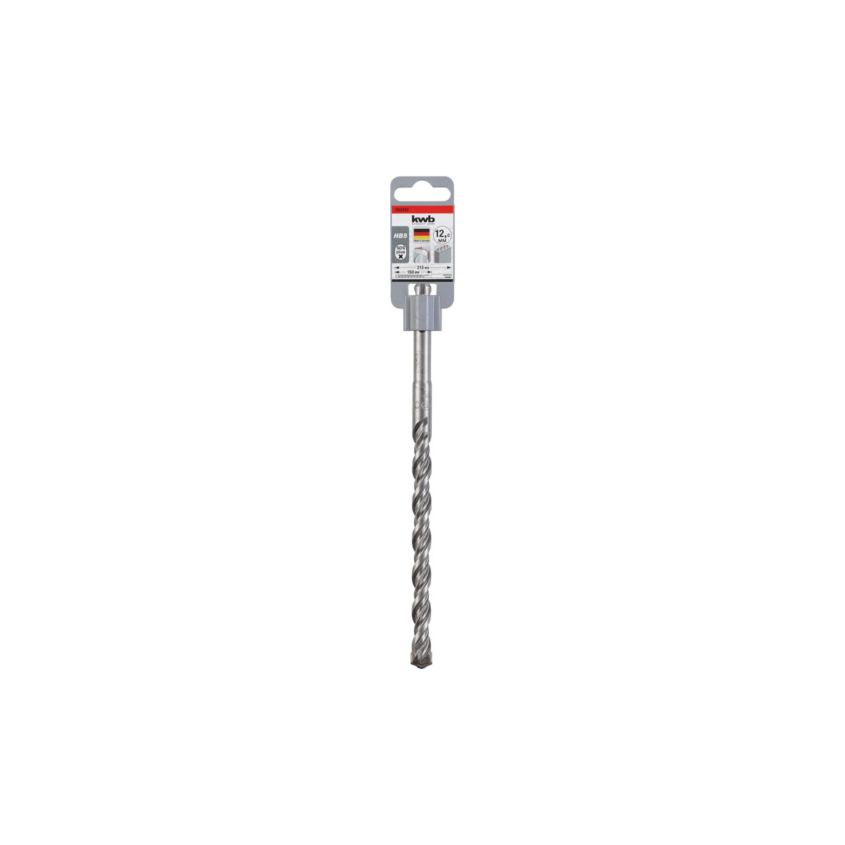 kwb  Hammerbohrer HB 5 SDS plus Durchmesser 12 mm | 12 | 215 | 119457 – Bild 3