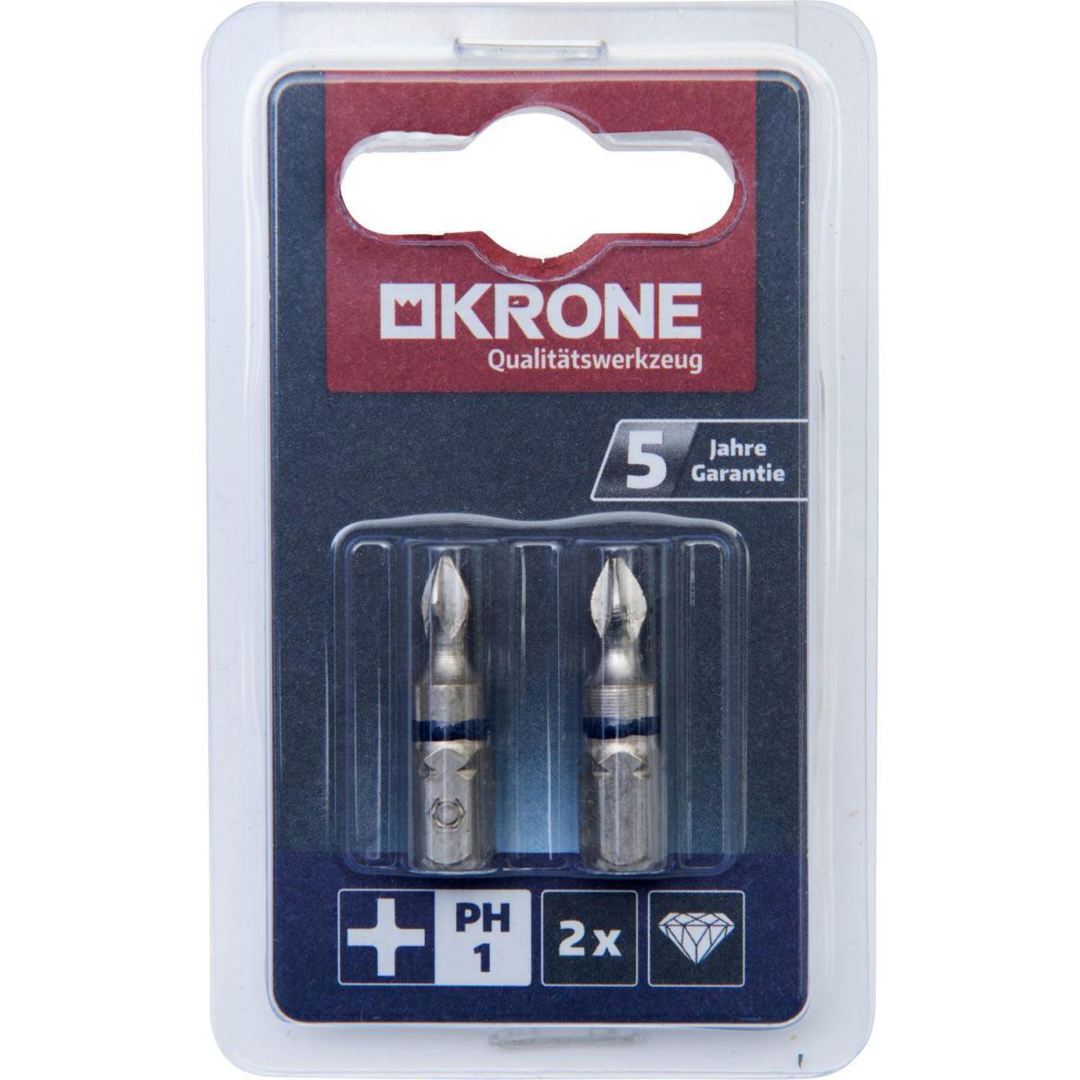 Krone Bit PH1 Torsion und Diamant 2 Stück | Ph | 1 | 1x Torsion, 1x Diamant | 122834 – Bild 3