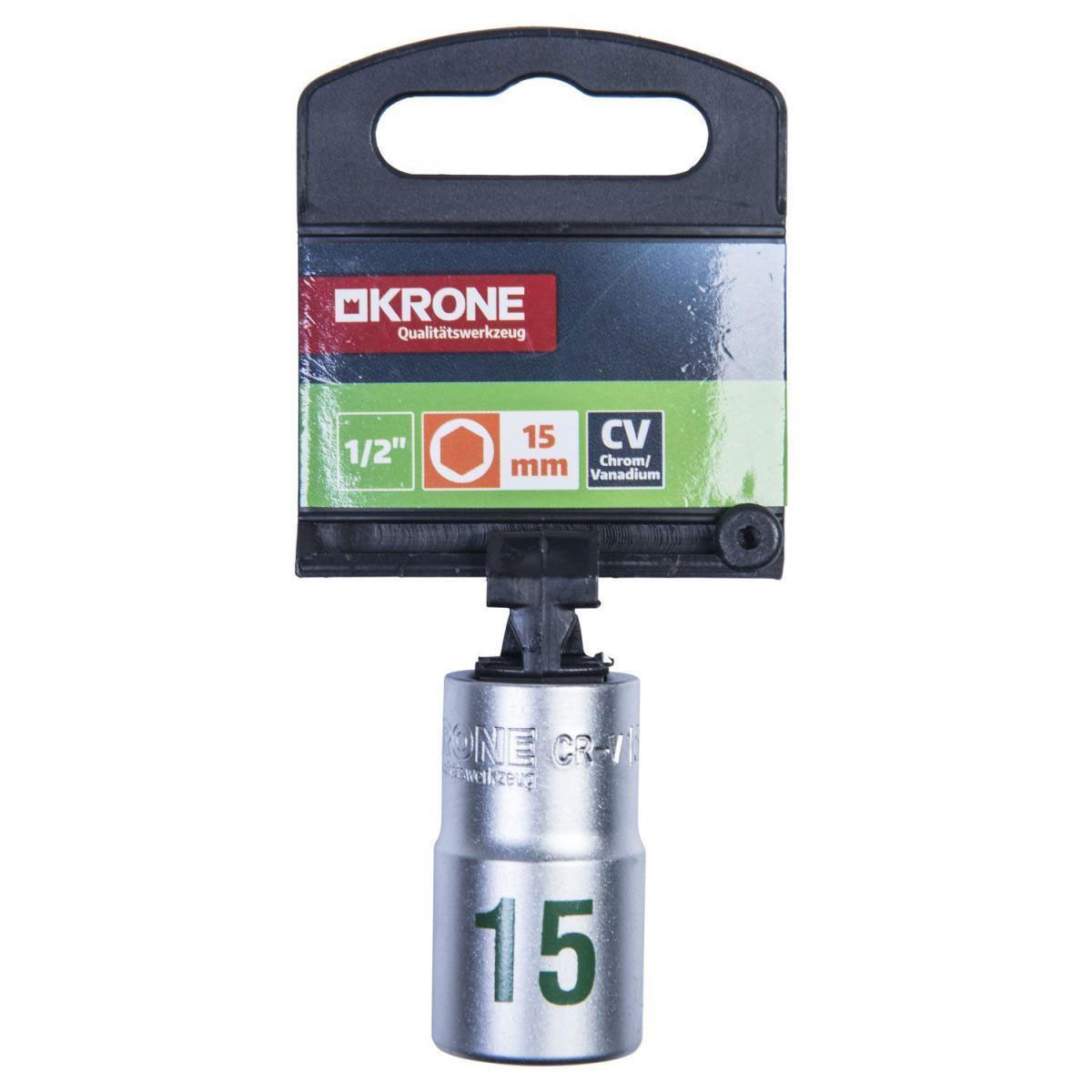 Krone Steckschlüsseleinsatz 1/2 Zoll 15 mm | 15 | 123336
