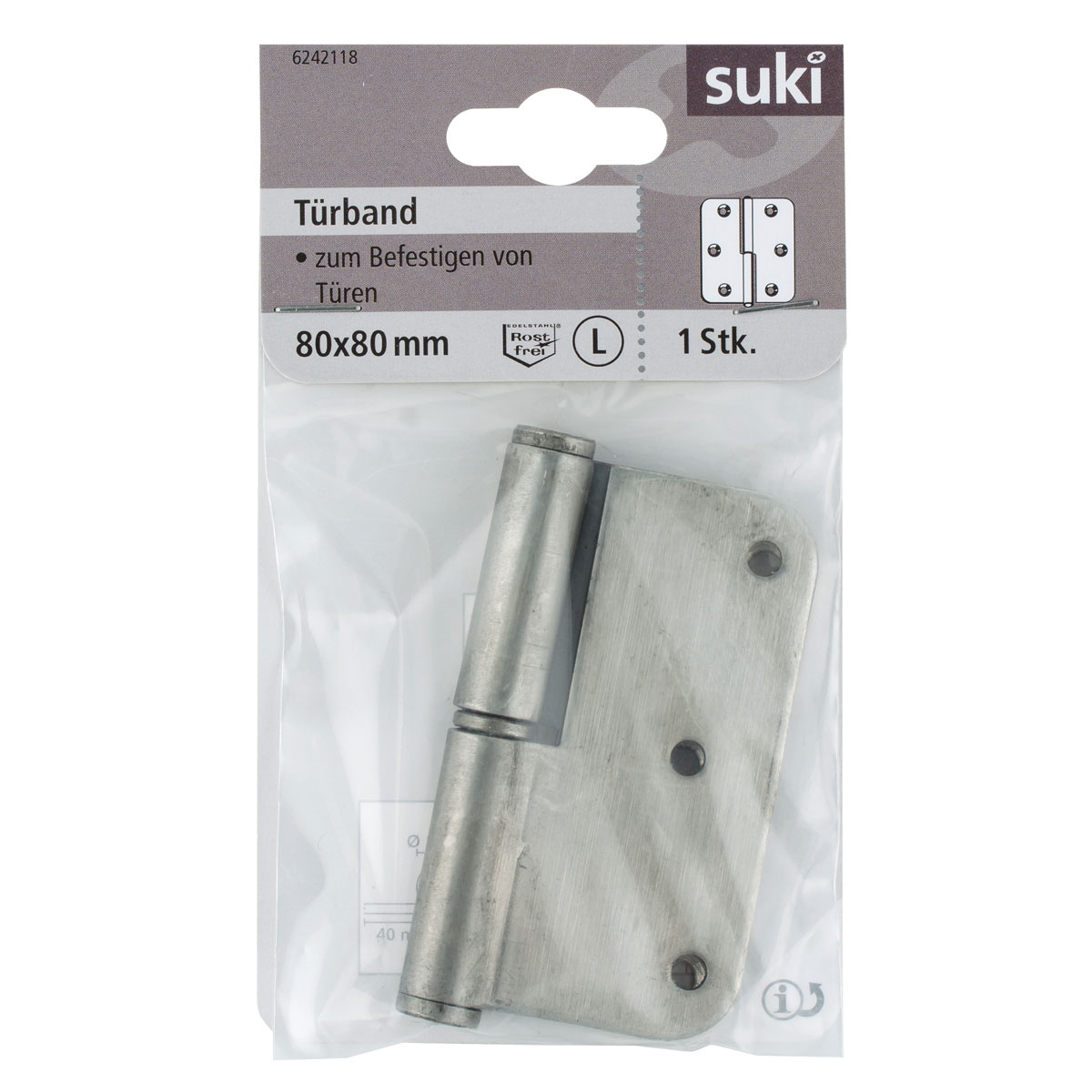 Suki Türband für links Edelstahl | für links | Edelstahl | 131031