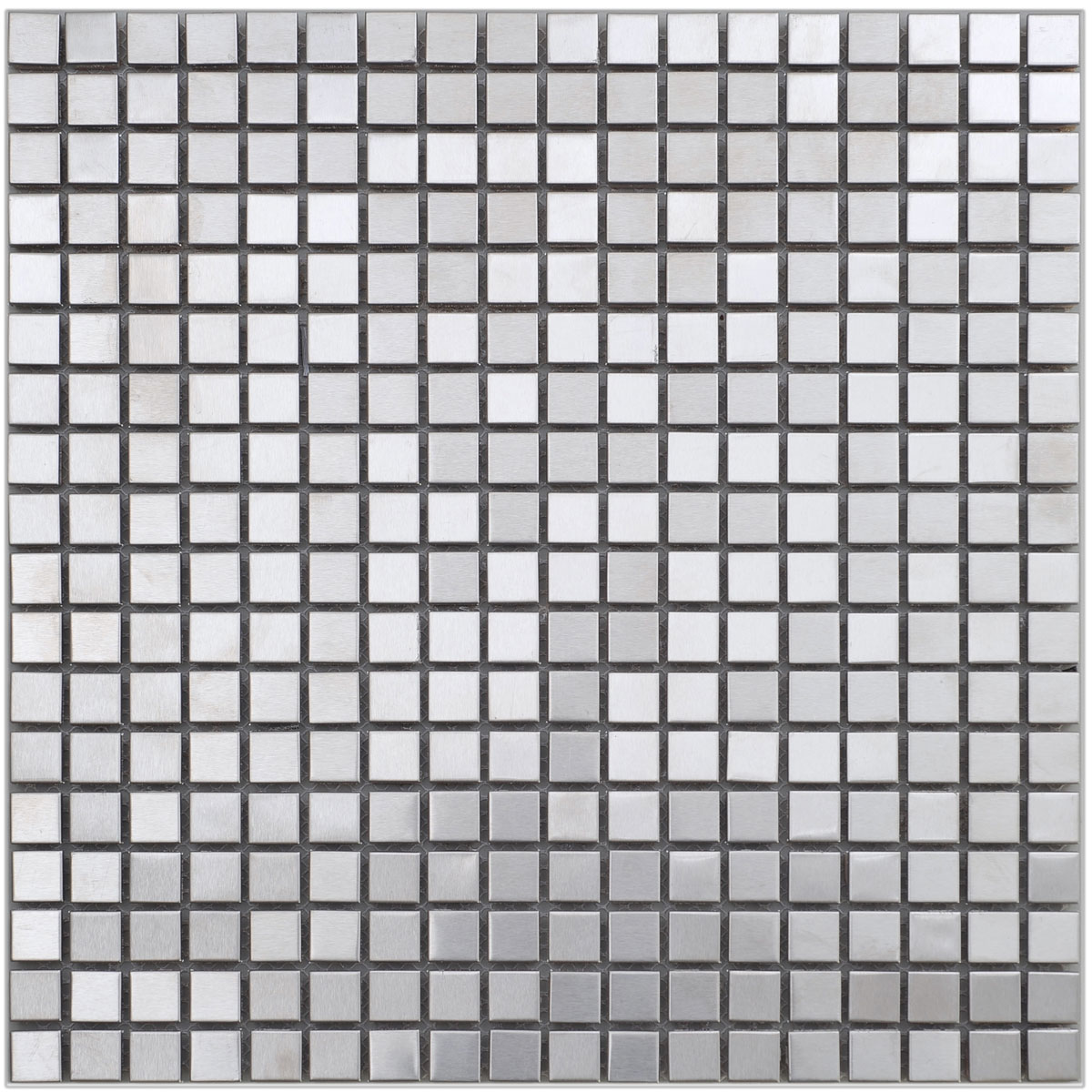 Metallmosaik Edelstahl 30 x 30 cm | 132452