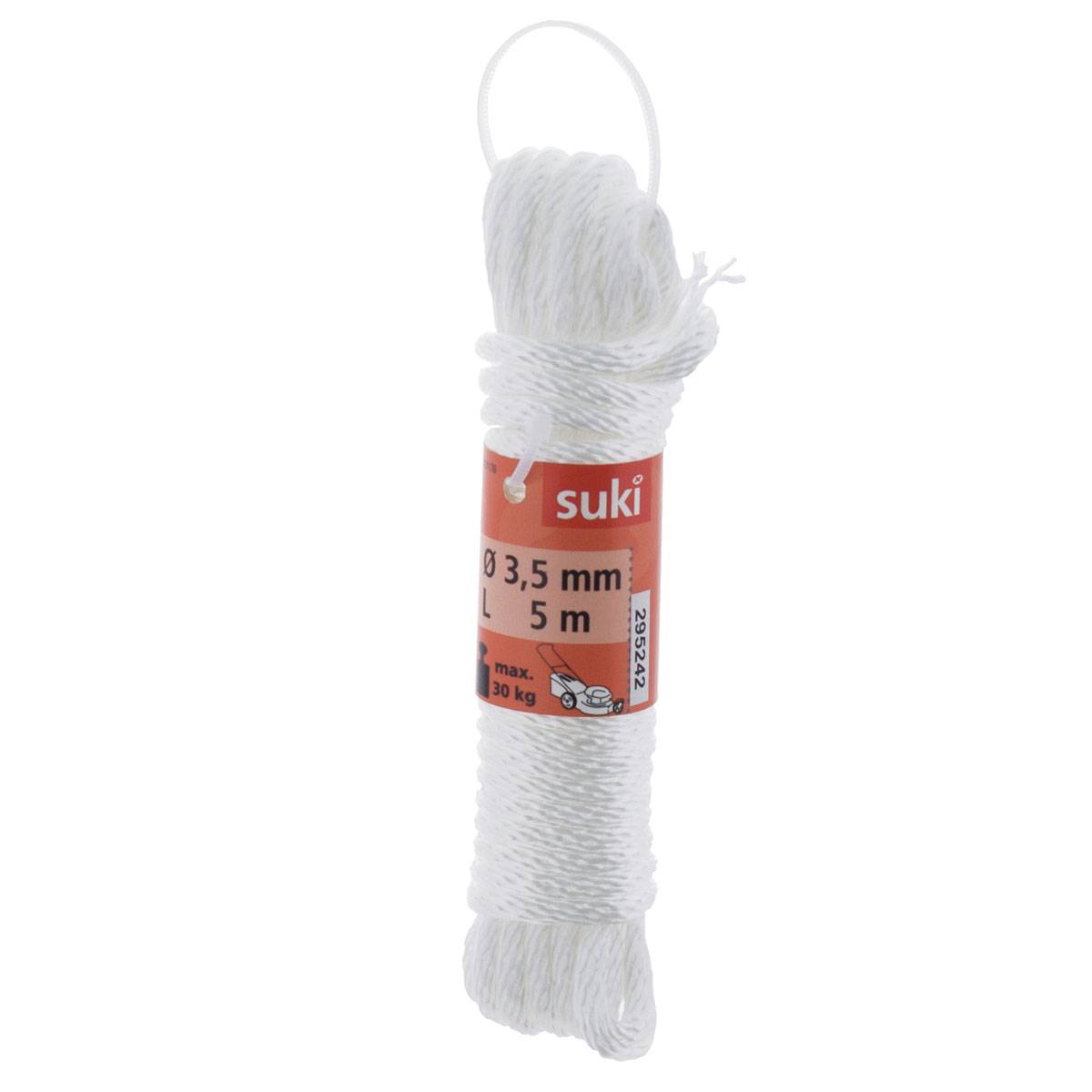 Suki Starterleine 3,5 mm 5m weiß | 133519