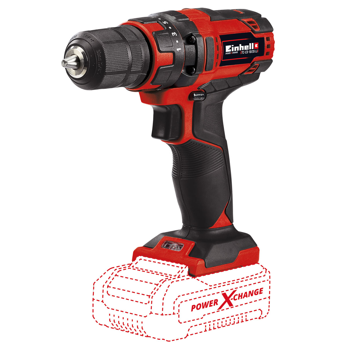 Einhell Akku-Bohrschrauber TC-CD 18/35 Li Solo | kein | 135310