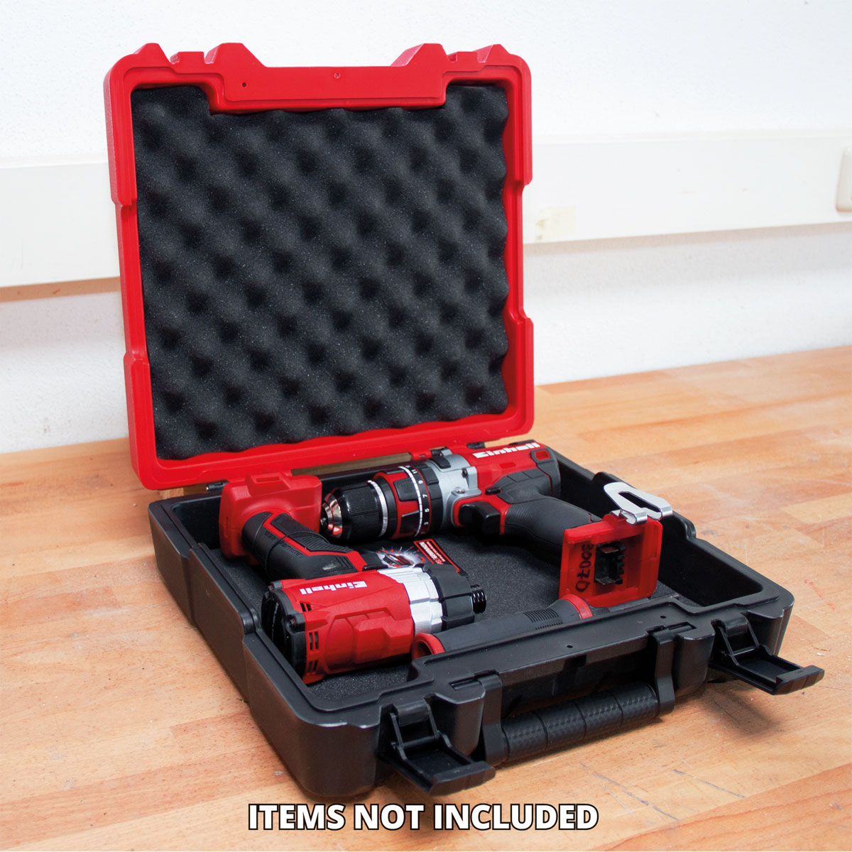 Einhell Elektrowerkzeug-Box S35/33 33 x 35 x 11 cm rot-schwarz | 33x35x11 | 139296 – Bild 3