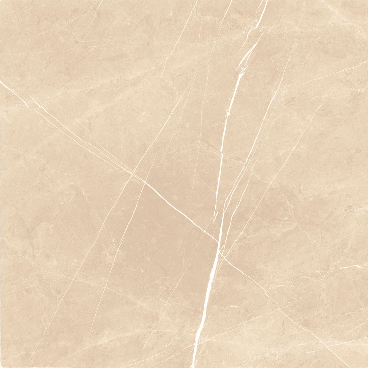 Feinsteinzeug Ciana Beige glasiert poliert rektifiziert 60 x 60 cm | 139543
