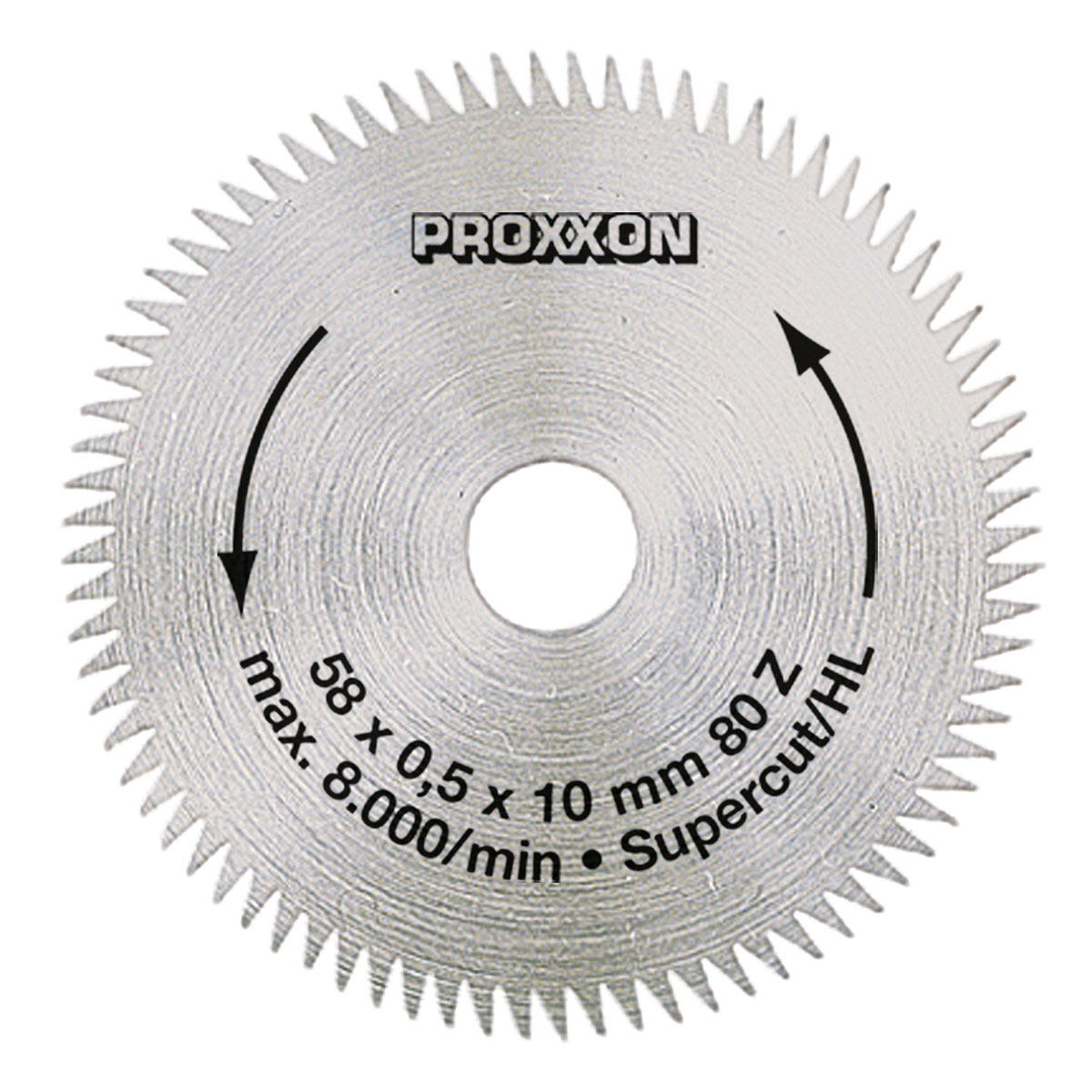 Proxxon Micromot KreissägeblattSuper-Cut 58 mm 80 Zähne | 142620