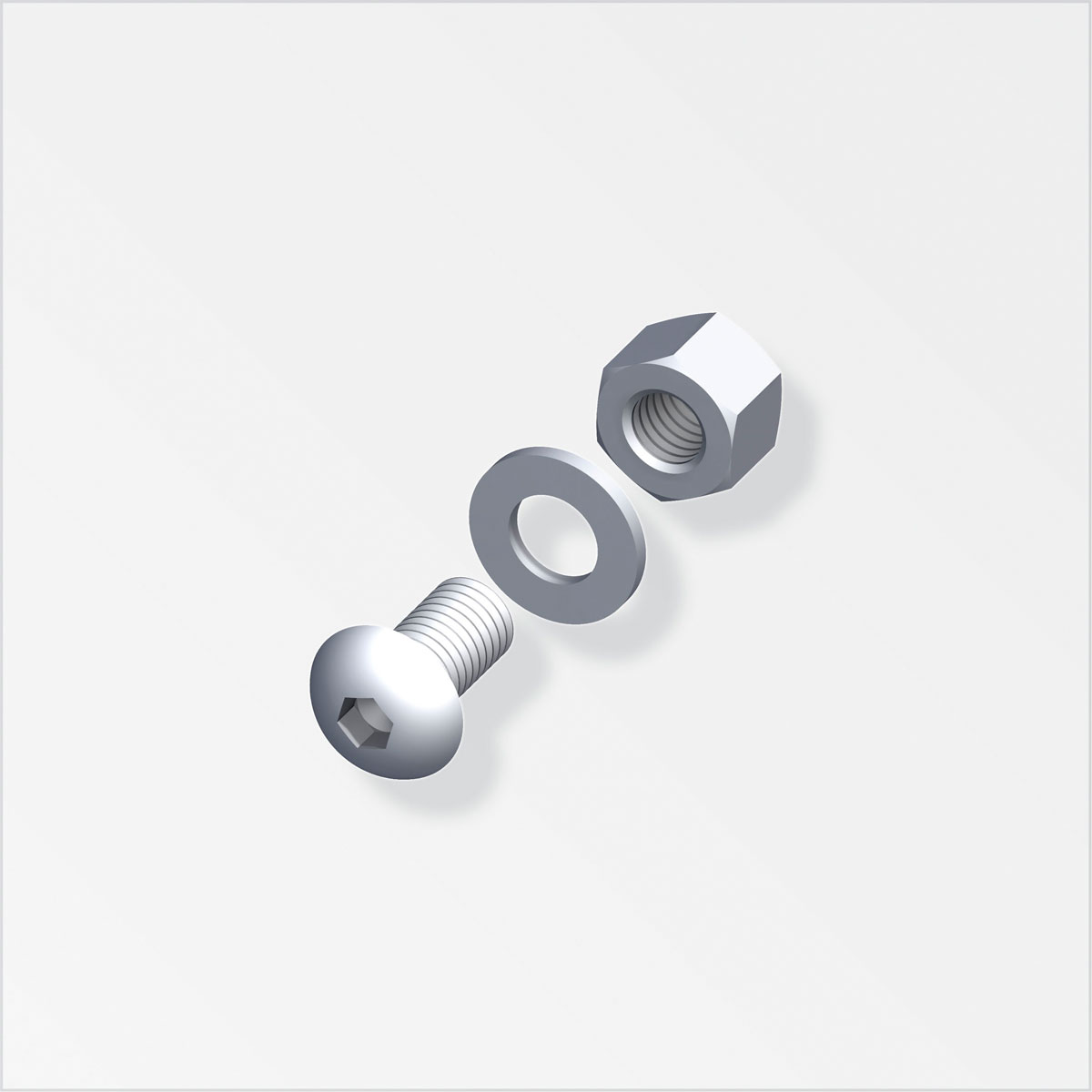 MyTool  Linsenkopfschrauben-Set M6 x 50 mm SB 5 Stück | 6 | 5 | 150191
