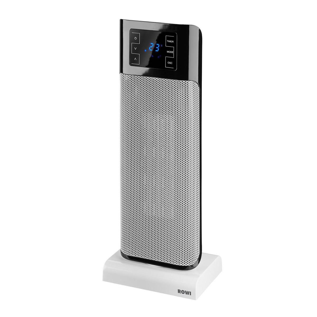 Rowi Keramik-Turmheizgerät 2000 Watt silber | 210050