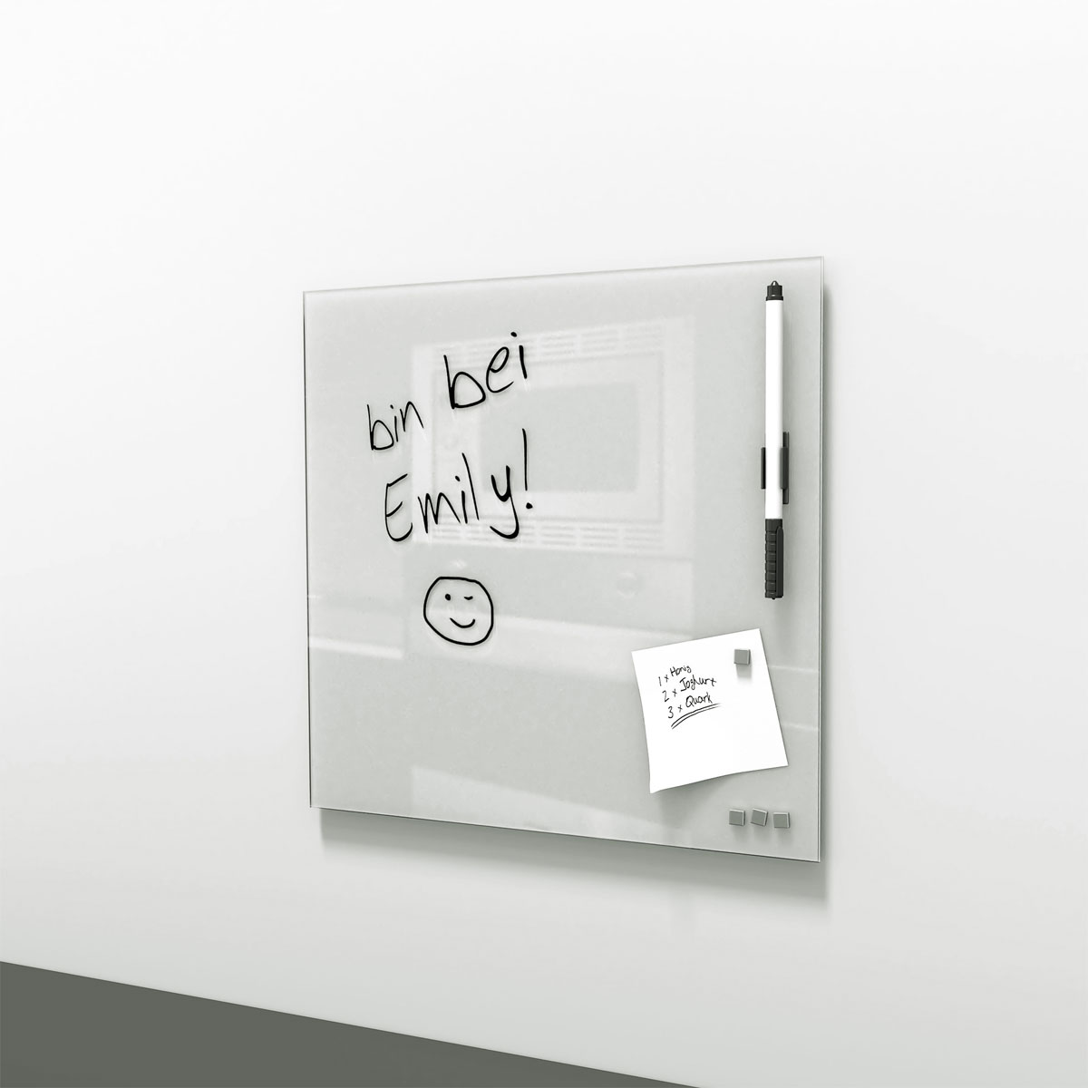 Memo-Art weiss 30 x 30 cm Memoboard | 218698