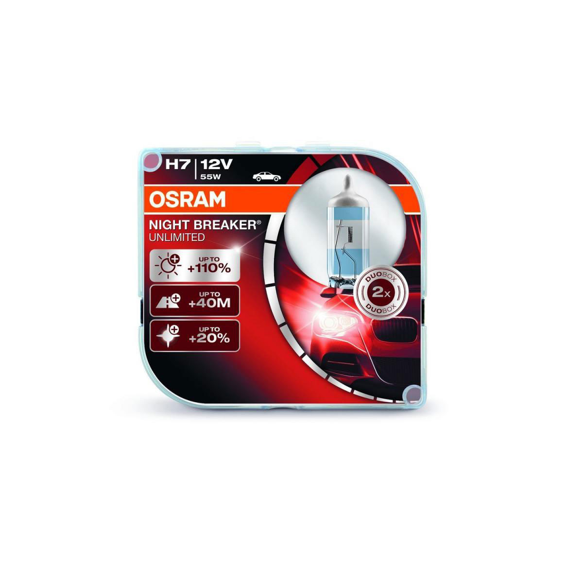 Osram Autolampe H7 Night Breaker Unlimited Duo-Box | 218700
