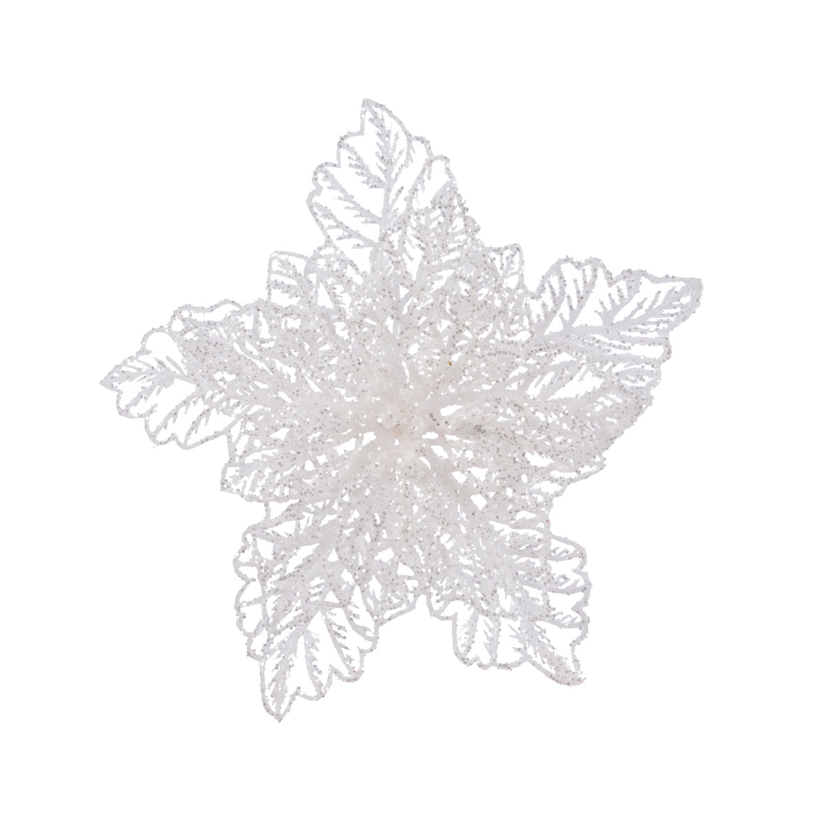 Poinsettia auf Klipp 23 cm weiß | 233392
