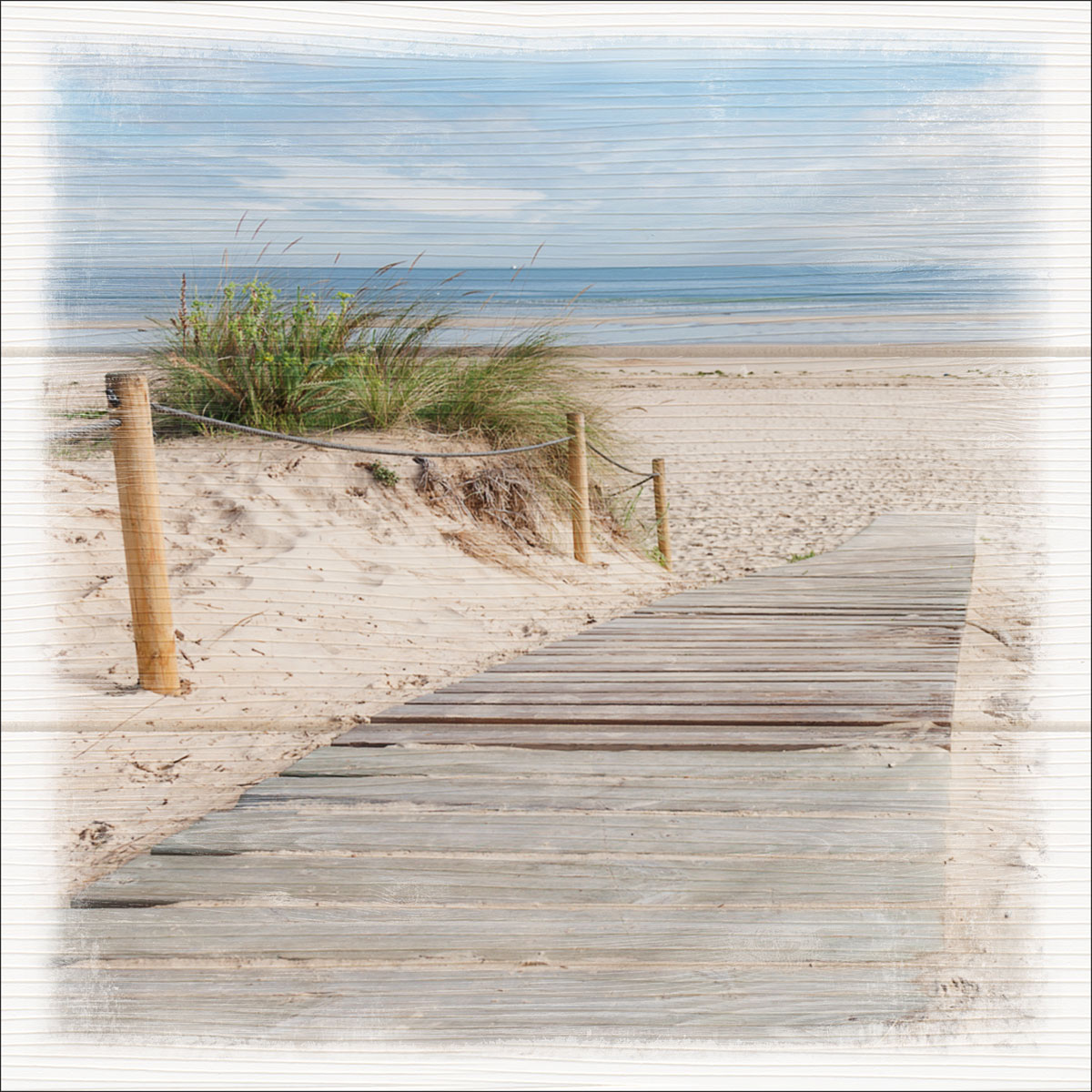 Canvas-Art Strand Art 30 x 30 cm | 236633
