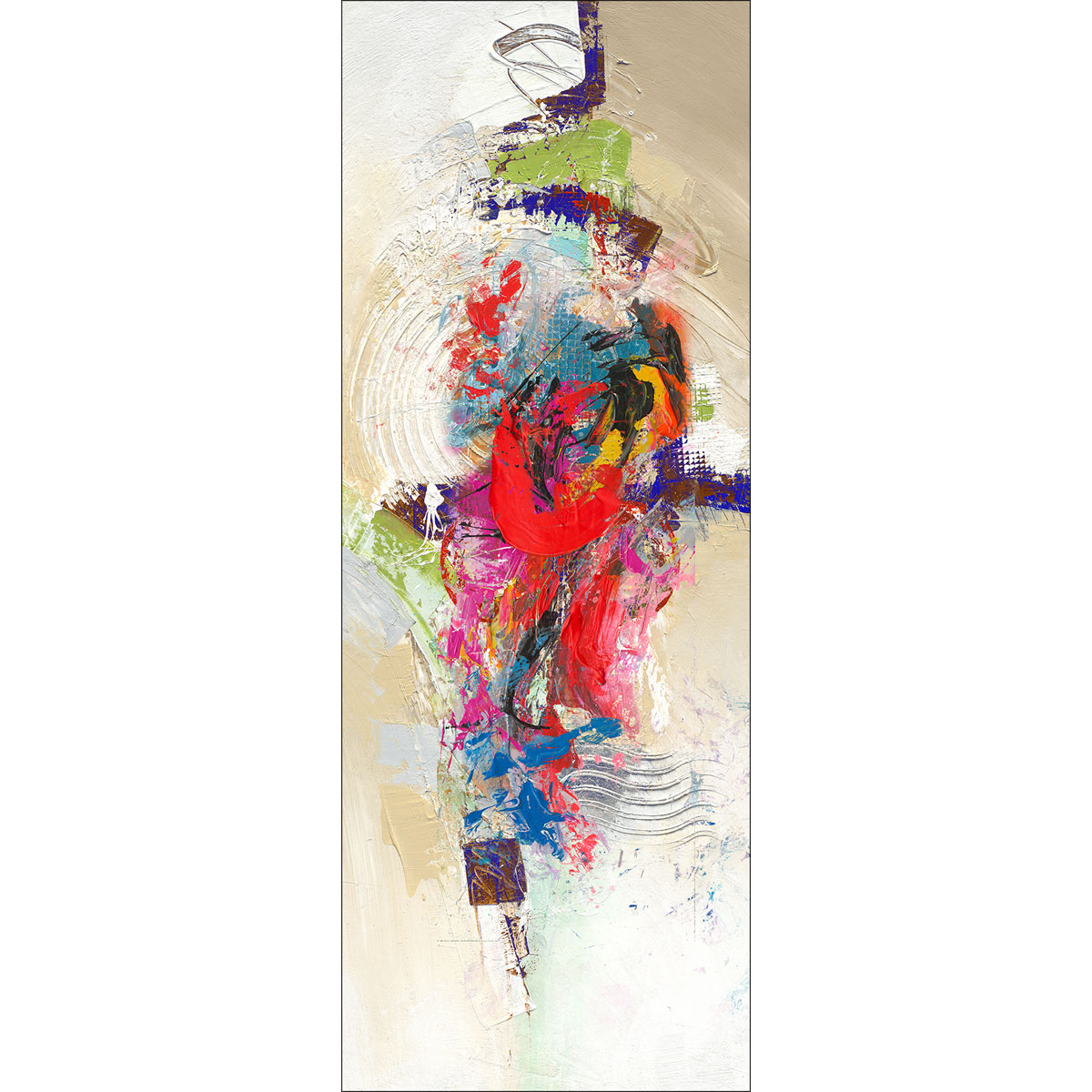 Canvas-Art Colourful Abstract 30 x 80 cm | 237885