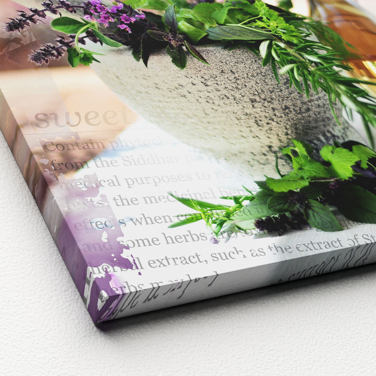 Canvas-Art Herbage pestle I 30 x 30 cm | 237900 – Bild 3