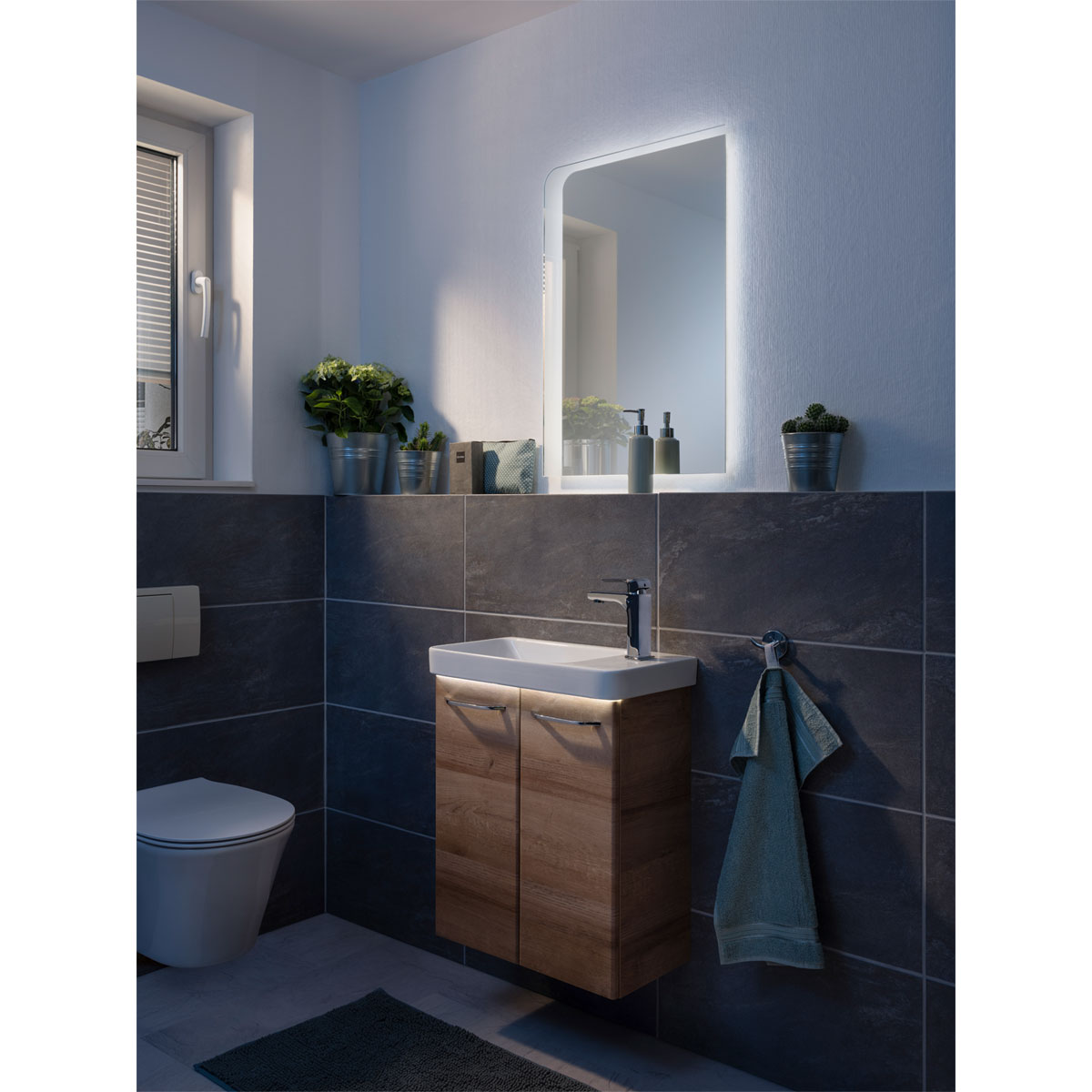 Fackelmann LED-Beleuchtung Contura Light 55 cm inkl Bewegungsmelder und Batterien | 238867