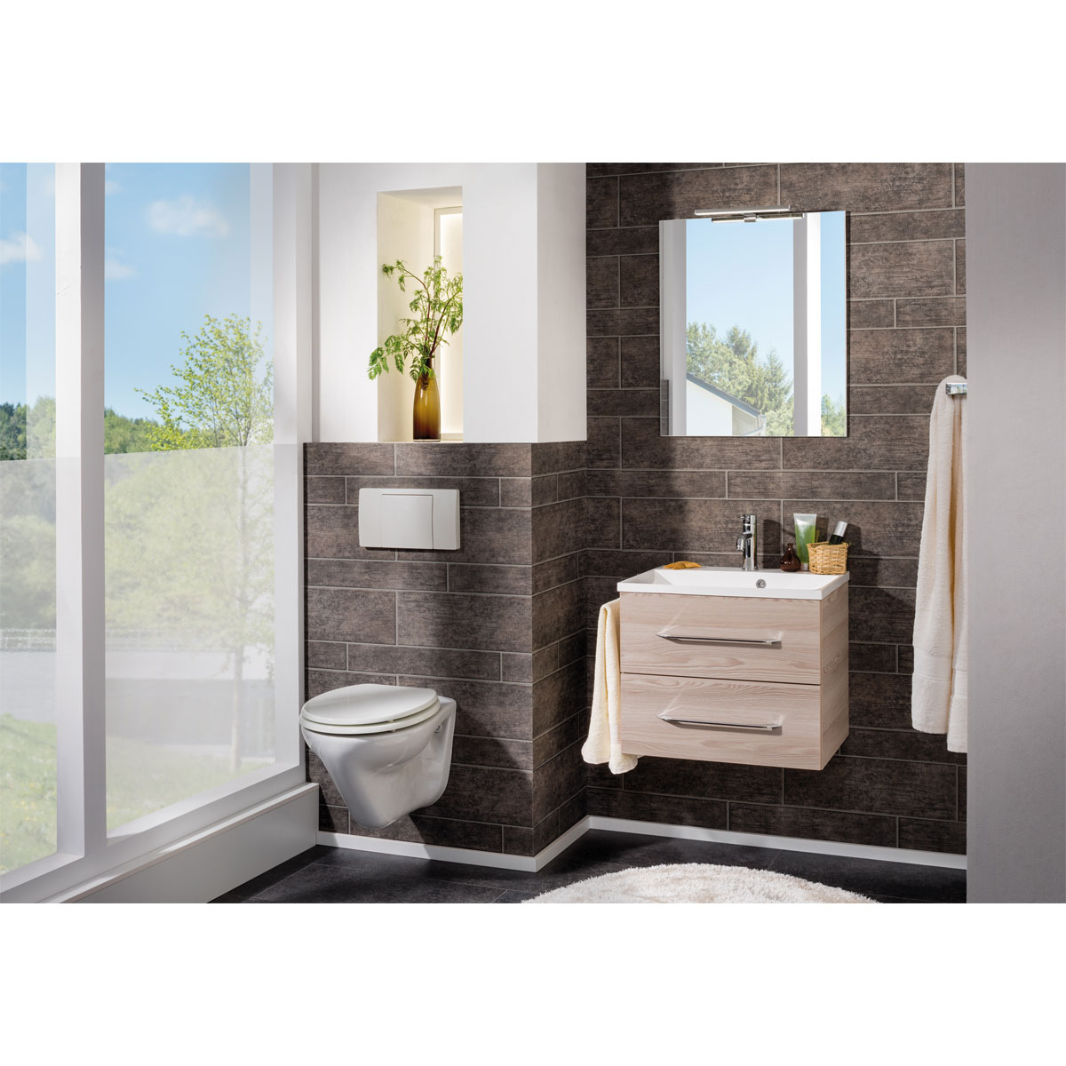 Fackelmann Waschtisch-Set B.clever 60 x 51 x 46 cm Alaska-Esche | Alaska-Esche | 238874 – Bild 3