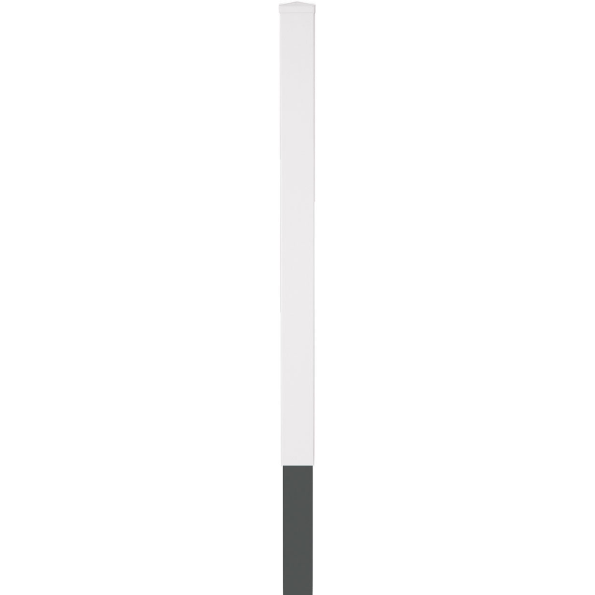 Pfosten Trendline weiß 10 x 10 x 250 cm | 240395