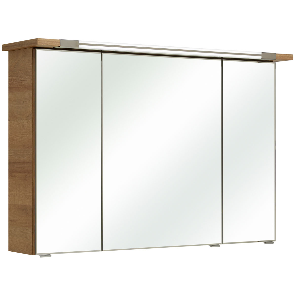 Pelipal Spiegelschrank Trentino Eiche inkl LED-Aufbauleuchte | 242368