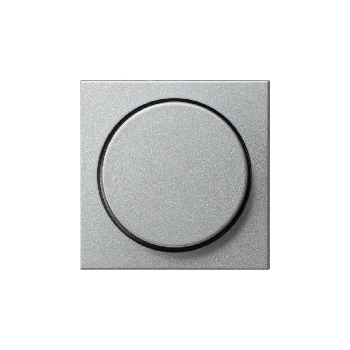 Gira Dimmerabdeckung System 55 aluminiumfarben | 247018