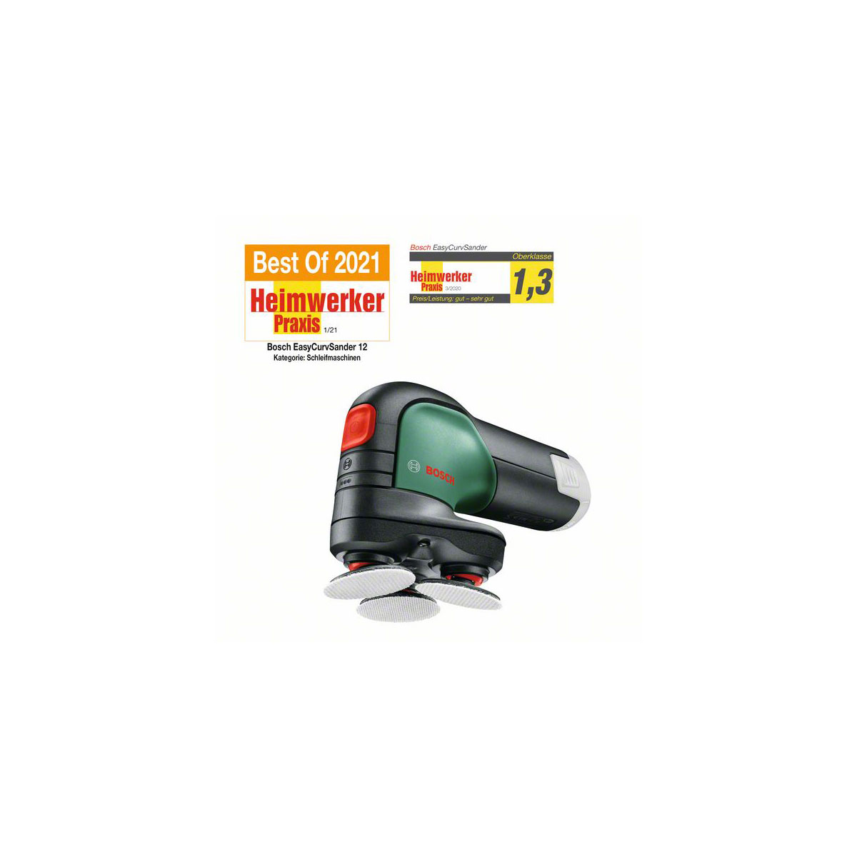 Bosch   Akku-Tellerschleifer und Polierer-Set EasyCurvSander 12 ohne Akku 14-teilig | kein | 247446