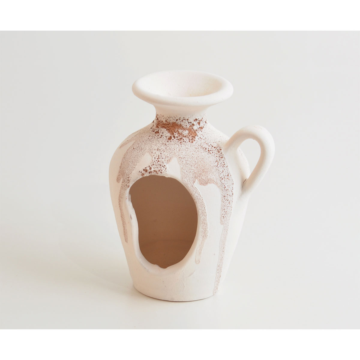 Amphore 10 x 12 cm weiß | 252285