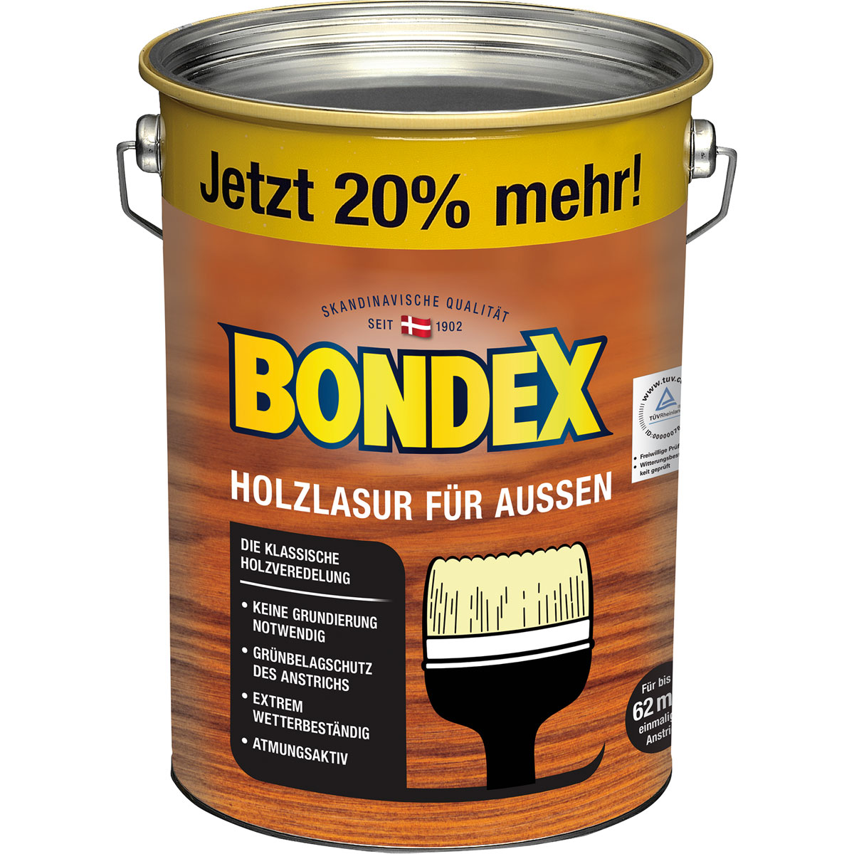 Bondex Holzlasur für Außen Dunkelgrau 4,8 L | 261647