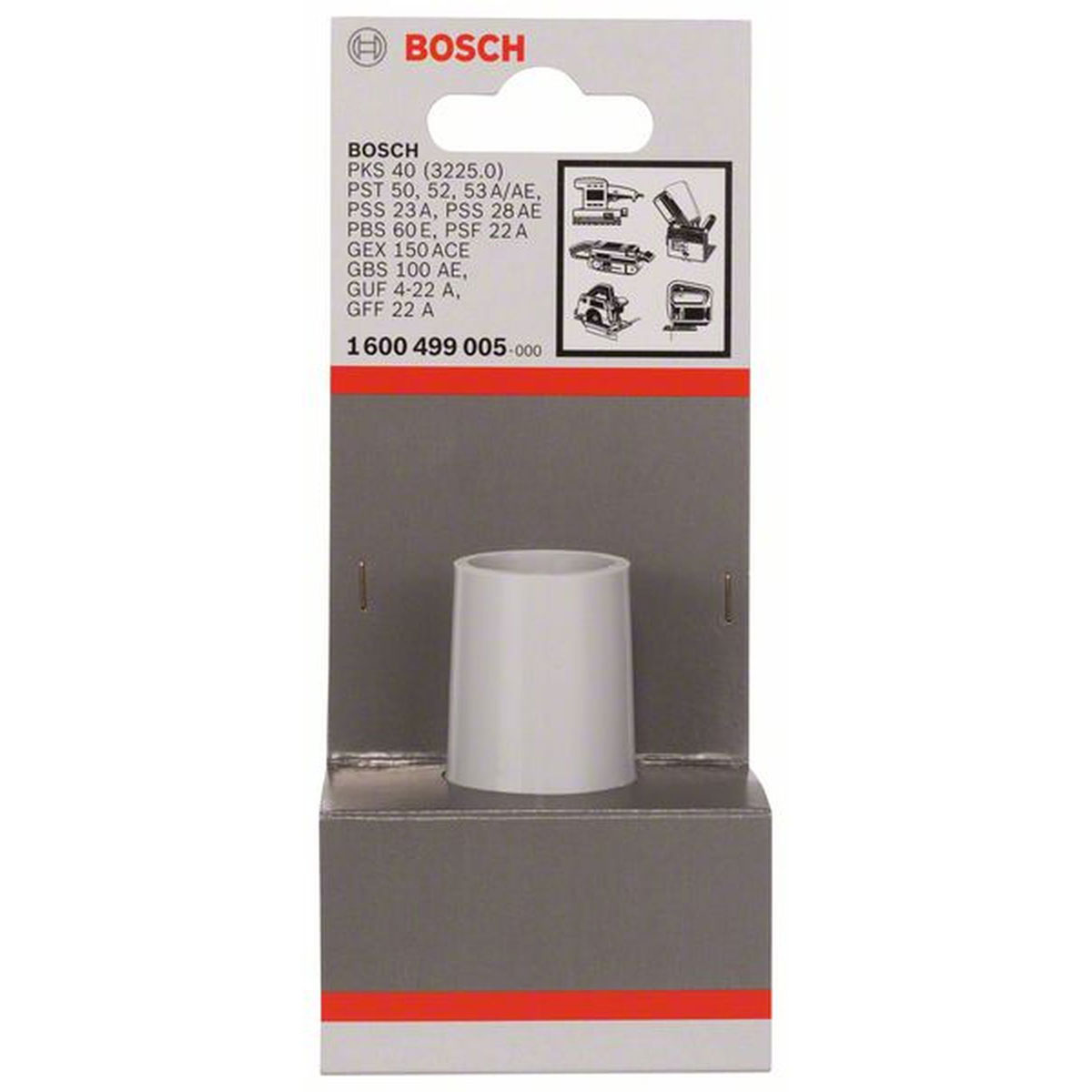 Bosch  Reduzier-Adapter für Absaugschläuche von Durchmesser 35 auf 25 mm | 265600