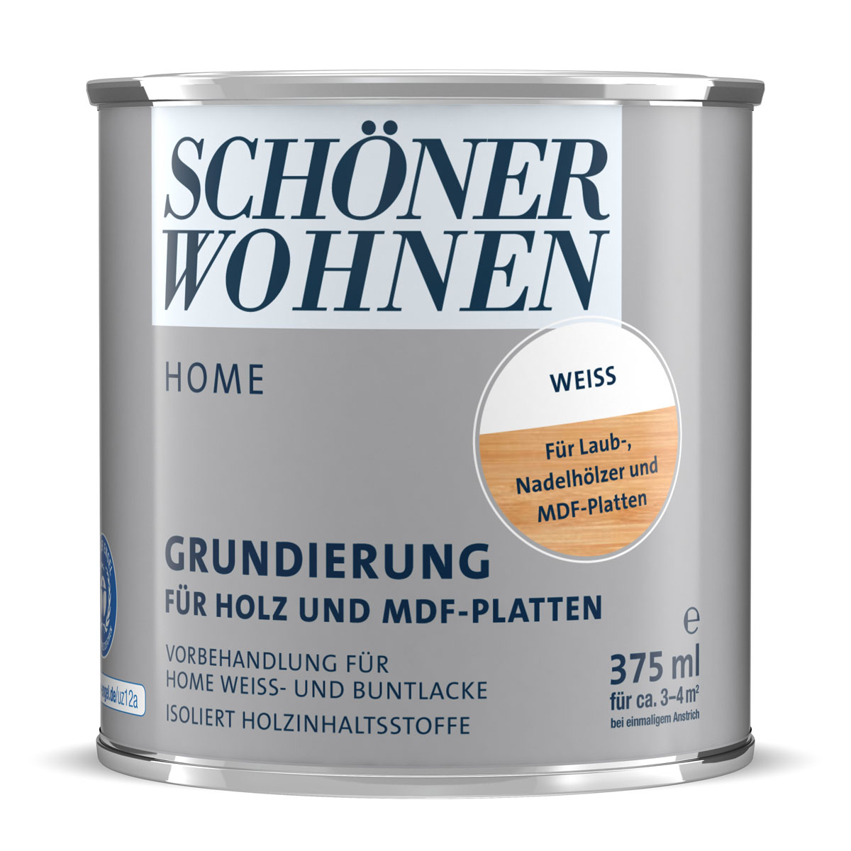 Schöner Wohnen Farbe Grundierung Home weiß für Holz- und MDF-Platten 375 ml | 375 | 268716