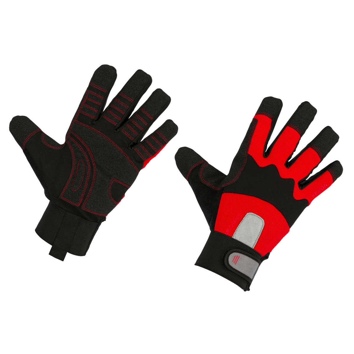 Keron Arbeitshandschuh Hermes Active schwarz-rot Größe 10/XL | 271196