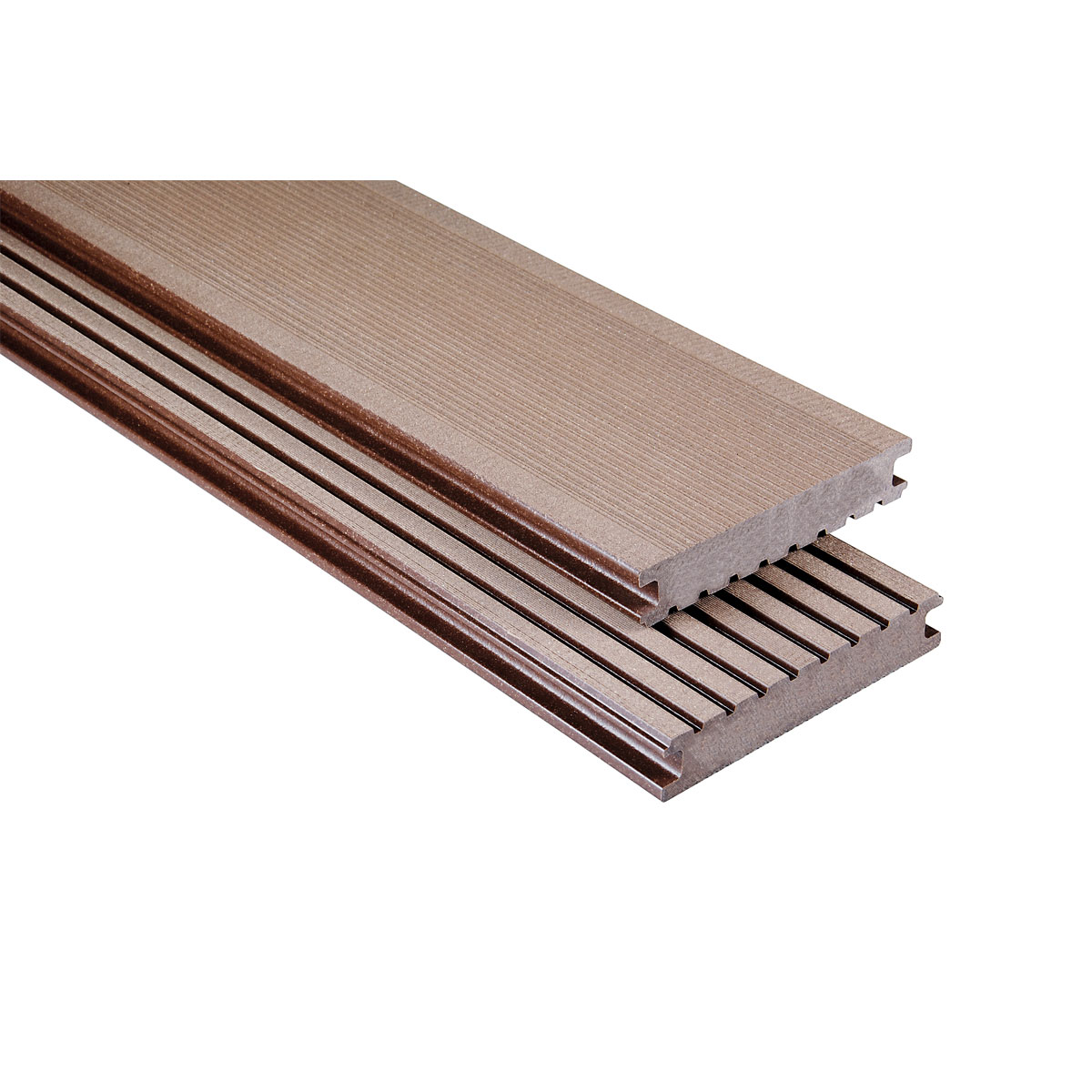 Kovalex Bodendiele Vollprofil gebürstet Schokobraun 26 x 145 mm | schokobraun gebürstet | 272632