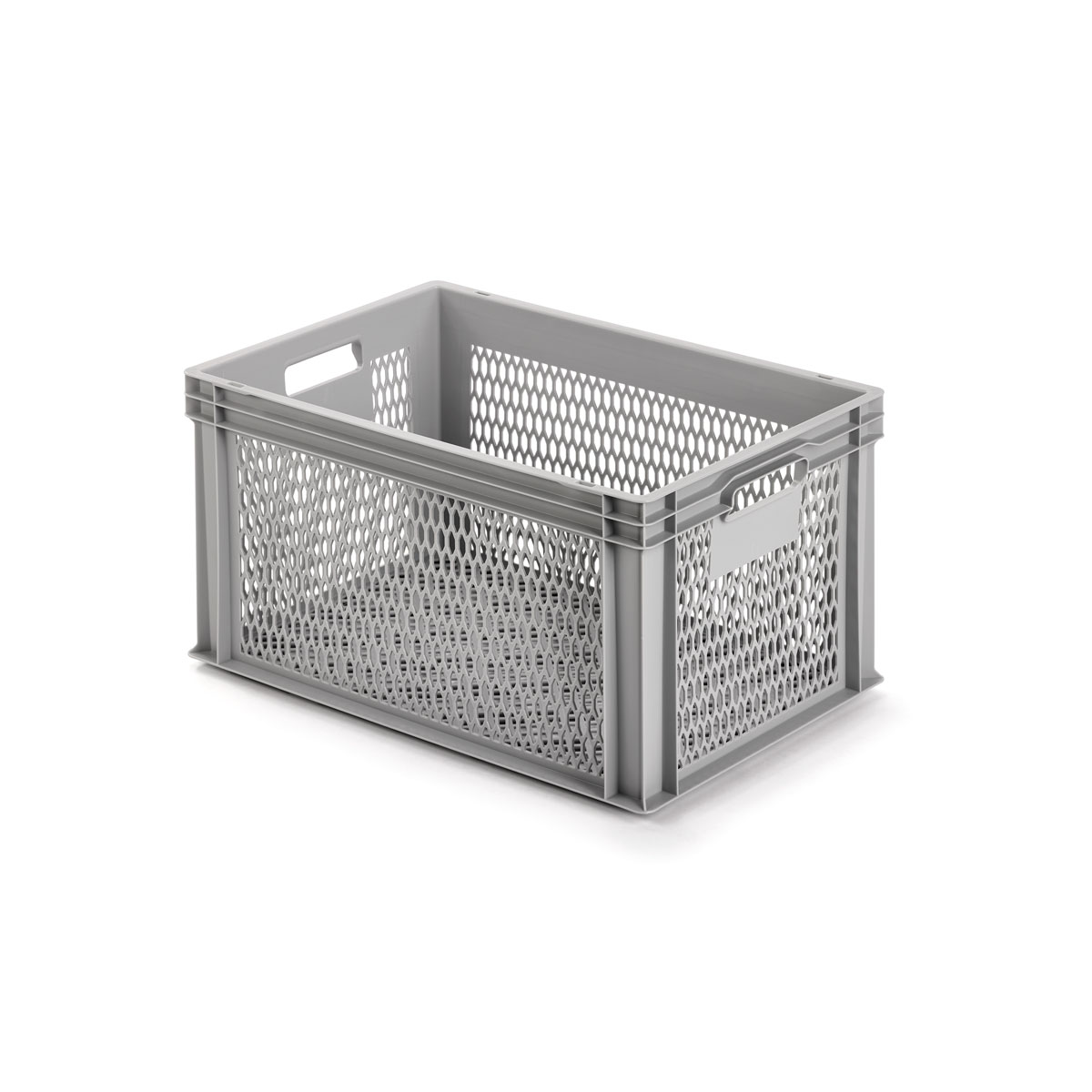 Aufbewahrungsbox vergittert 60 x 40 x 32 cm grau | 32 | 274540