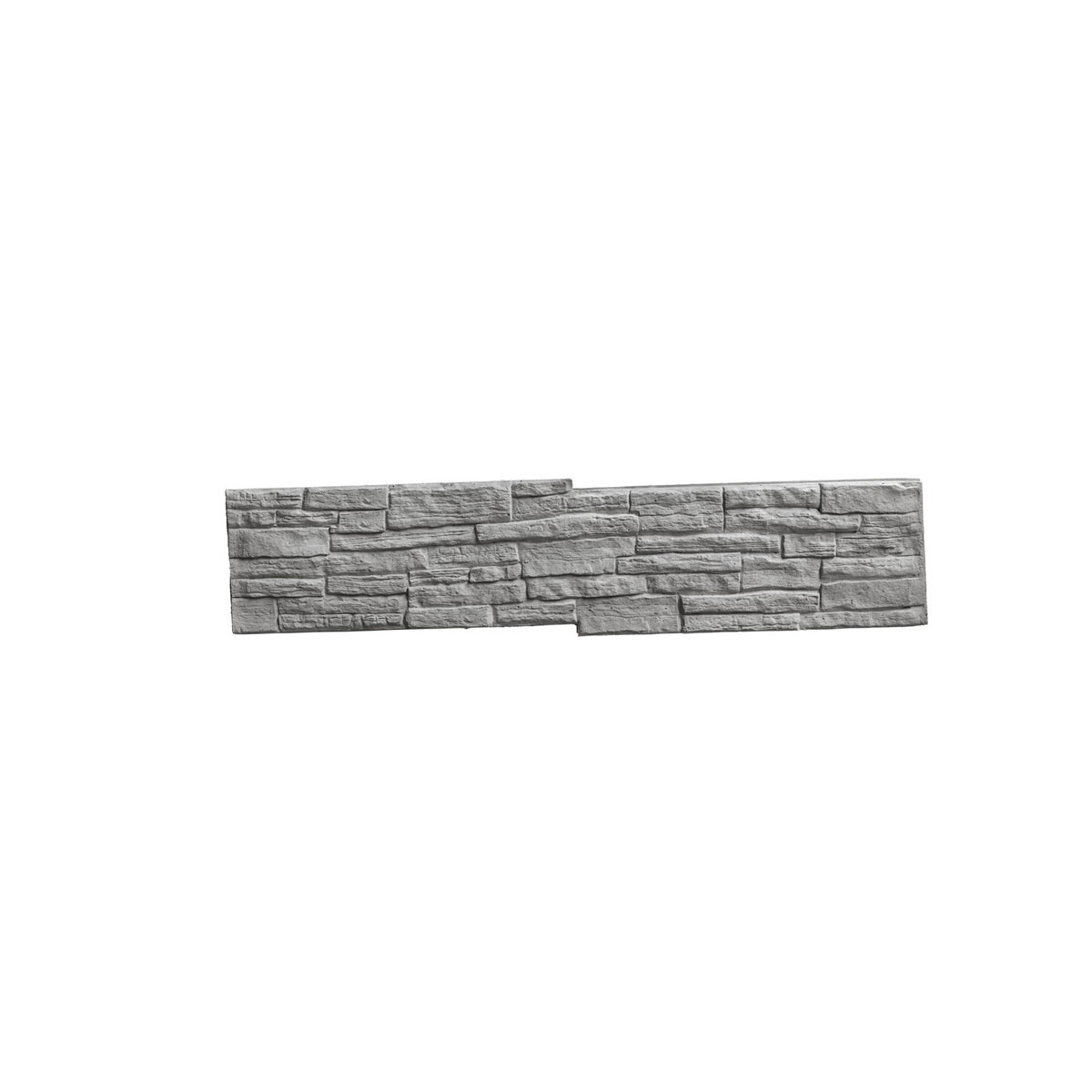 Beton-Steckzaun Nostalgie betongrau 144 x 30 x 4 cm | Zwischenplatte | 276427