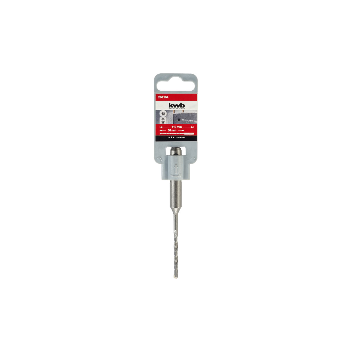 kwb  Hammerbohrer HB 22 SDS plus Durchmesser 4 mm | 276545 – Bild 4