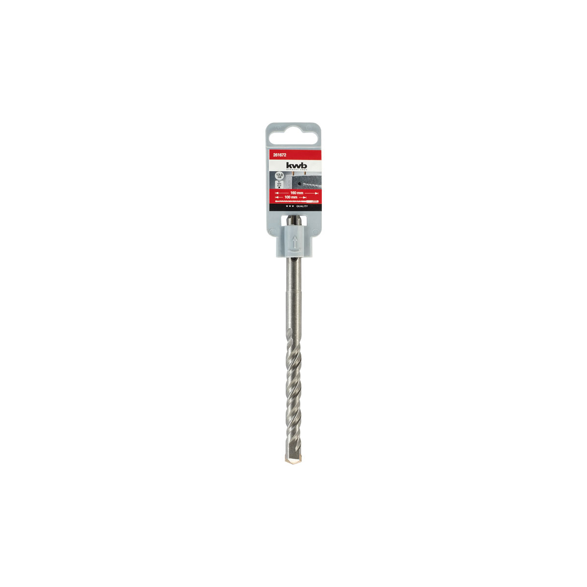 kwb  Hammerbohrer HB 22 SDS plus Durchmesser 12 mm 160 mm | 276565 – Bild 4