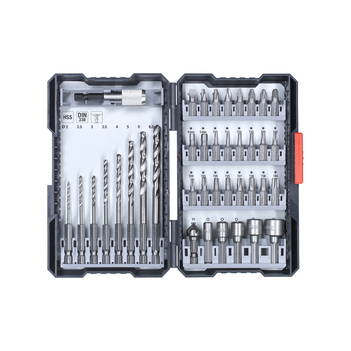 kwb  Bit-Bohrerbox 39 teilig inklusive L-Box | 276644