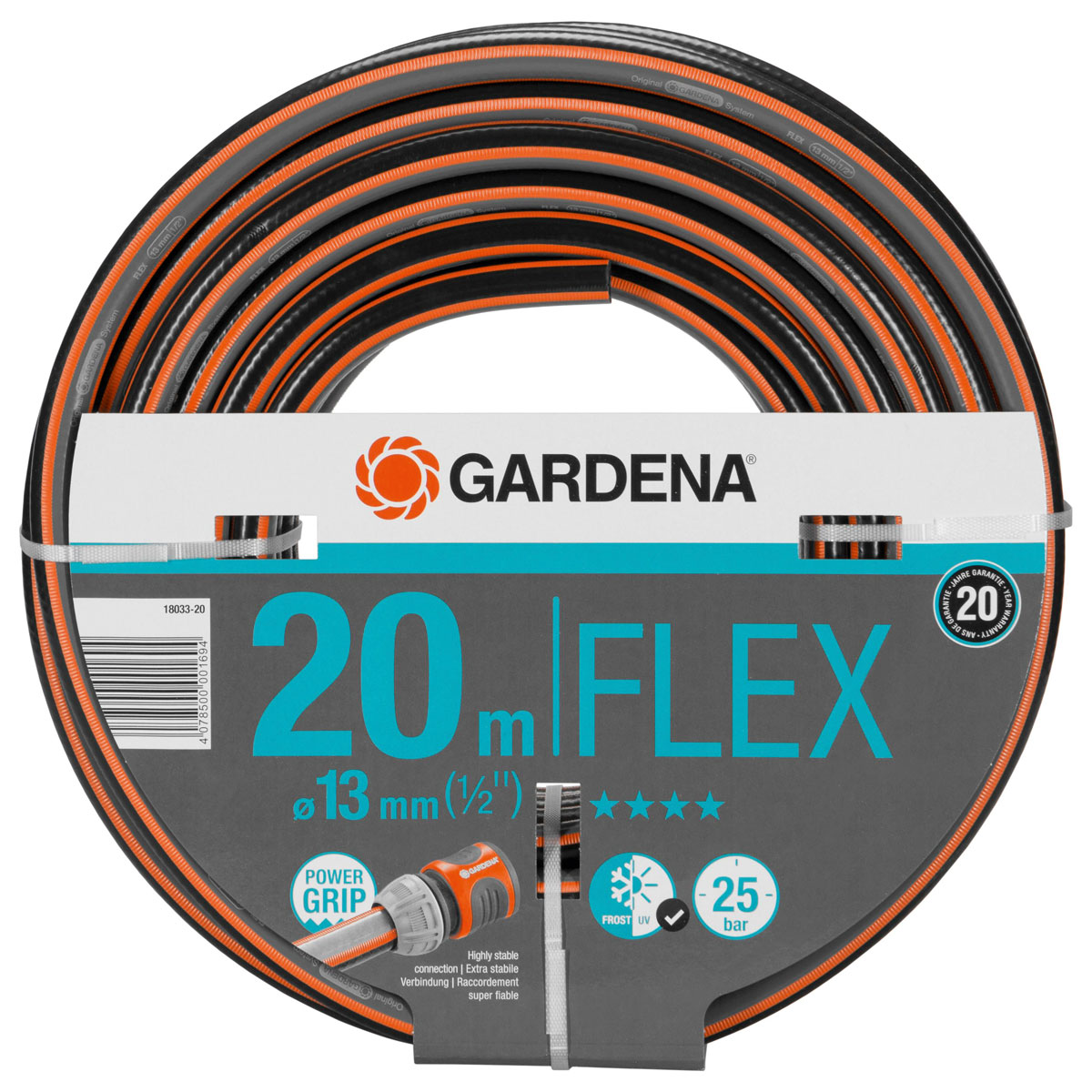 Gardena  Gartenschlauch Comfort Flex 13 mm 1/2 Zoll 20m | 20 | 294781