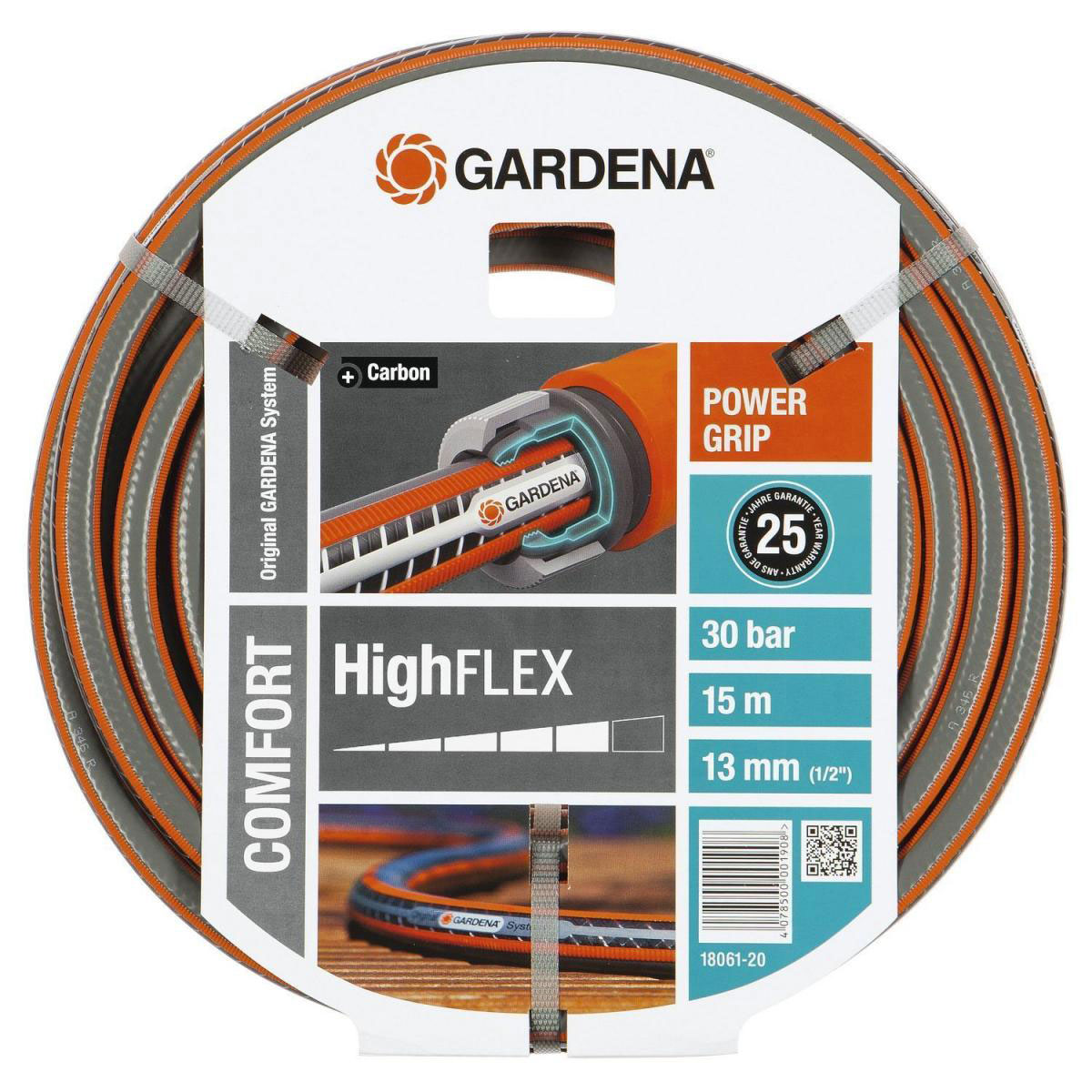 Gardena  Gartenschlauch Comfort Hight FLEX 13 mm 1/2 Zoll 15m | 15 | 294791 – Bild 3