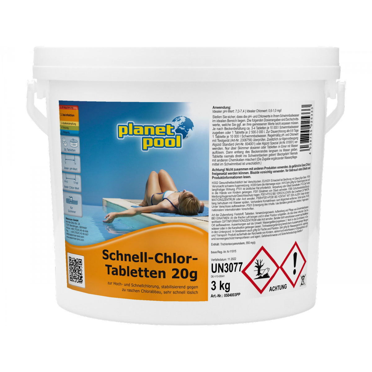 Schnell Chlor Tabletten 3kg | 3 kg | 383274