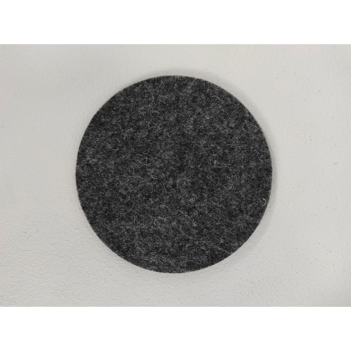 Untersetzer Filz Durchmesser 10 cm dunkelgrau | dunkelgrau miliert | 42317