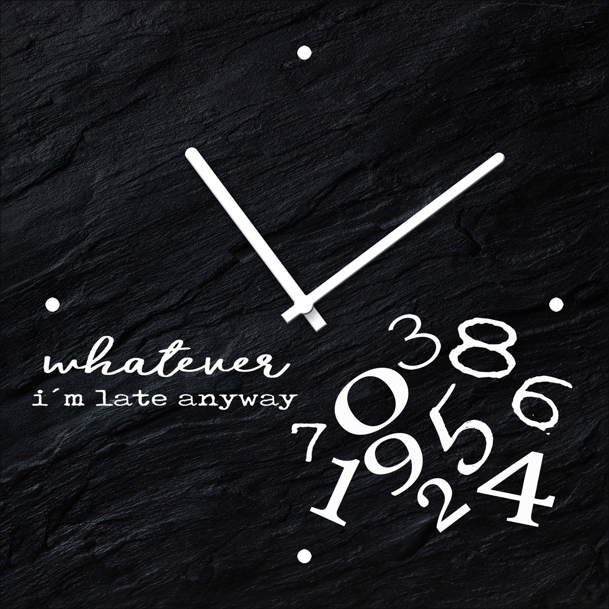 Time-Art Whatever 20 x 20 cm Glasuhr | 429335