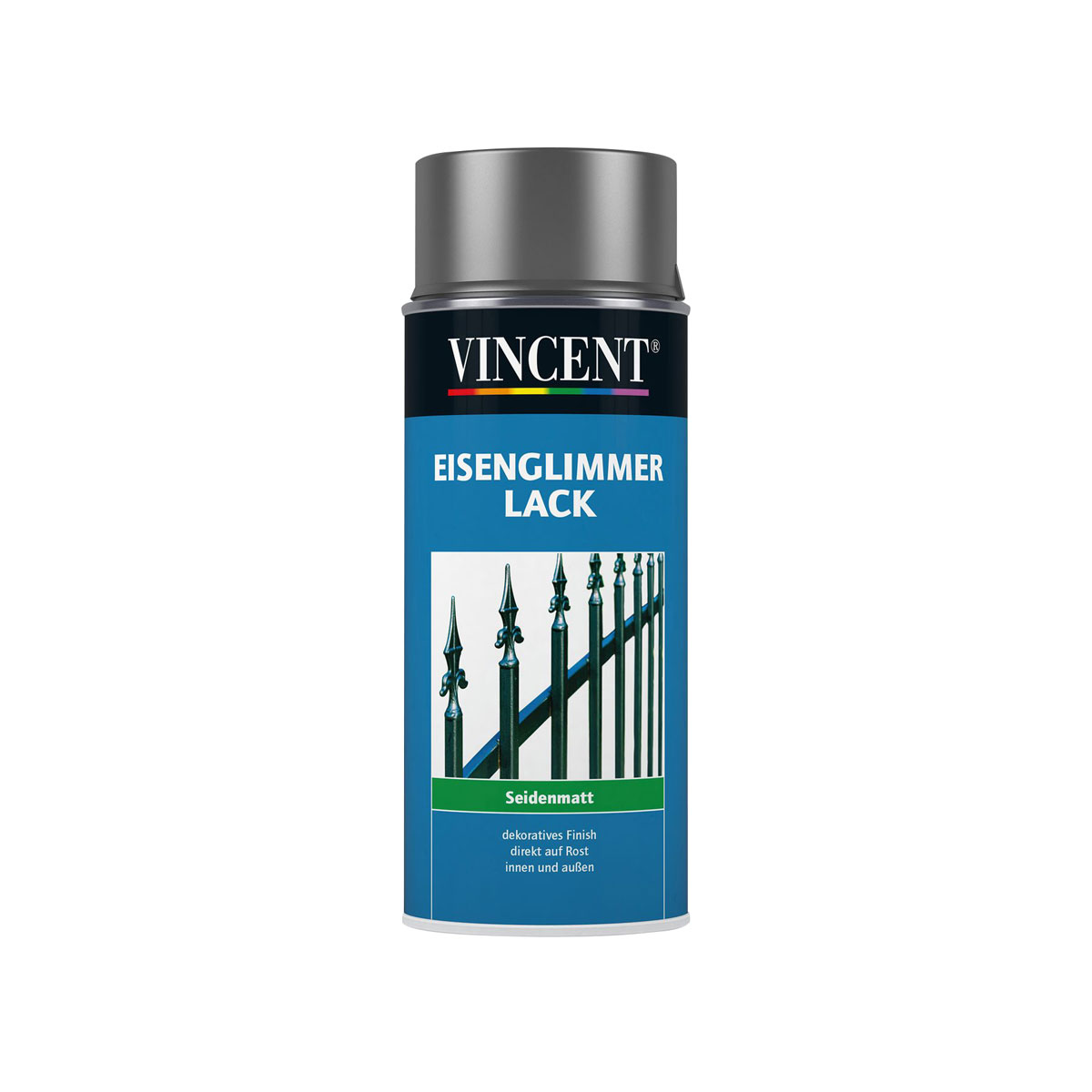 Vincent Eisenglimmer Lack graphit seidenmatt 400 ml | Graphit | 439138