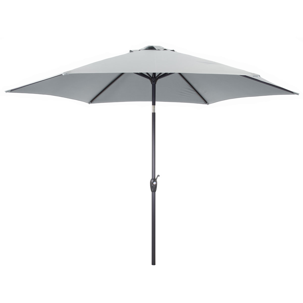 Haveson Marktschirm Lucca silbergrau 3 m | silbergrau | 501393