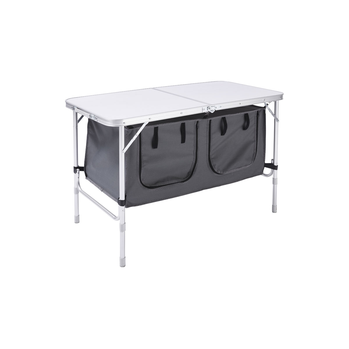 Haveson Camping-Tisch mit Ablagefächern | 501515