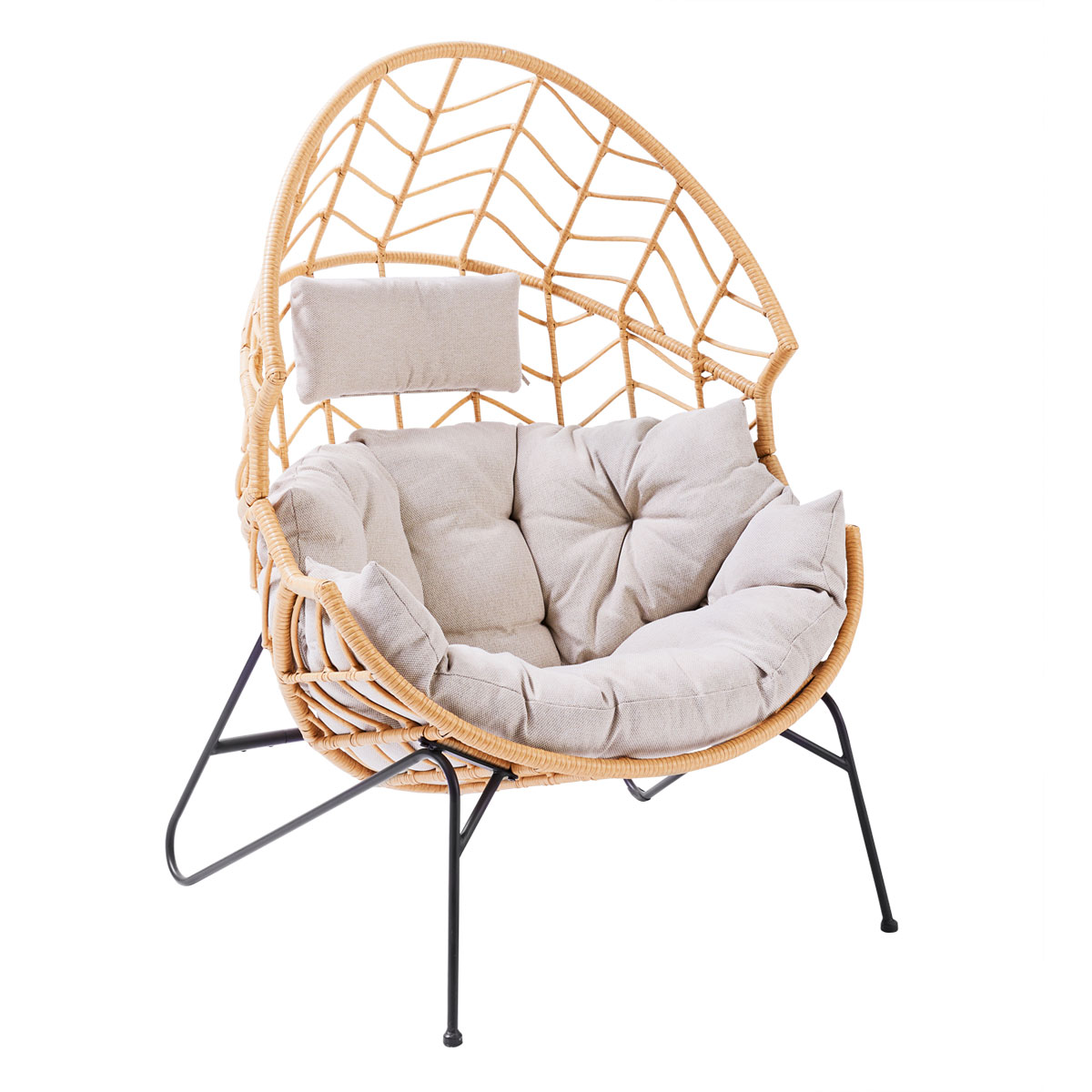 Haveson Loungesessel Pristina inkl Sitzauflage und Kopfkissen | 501517