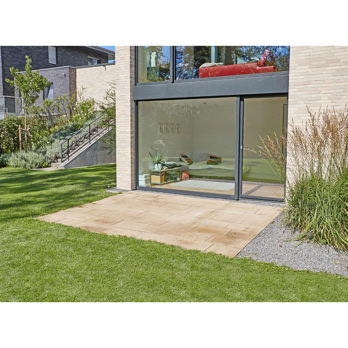 Diephaus  Terrassenplatte No 1 Plain sandstein 40 x 40 x 4 cm | sandstein | gelb | 40x40 | 508376 – Bild 4