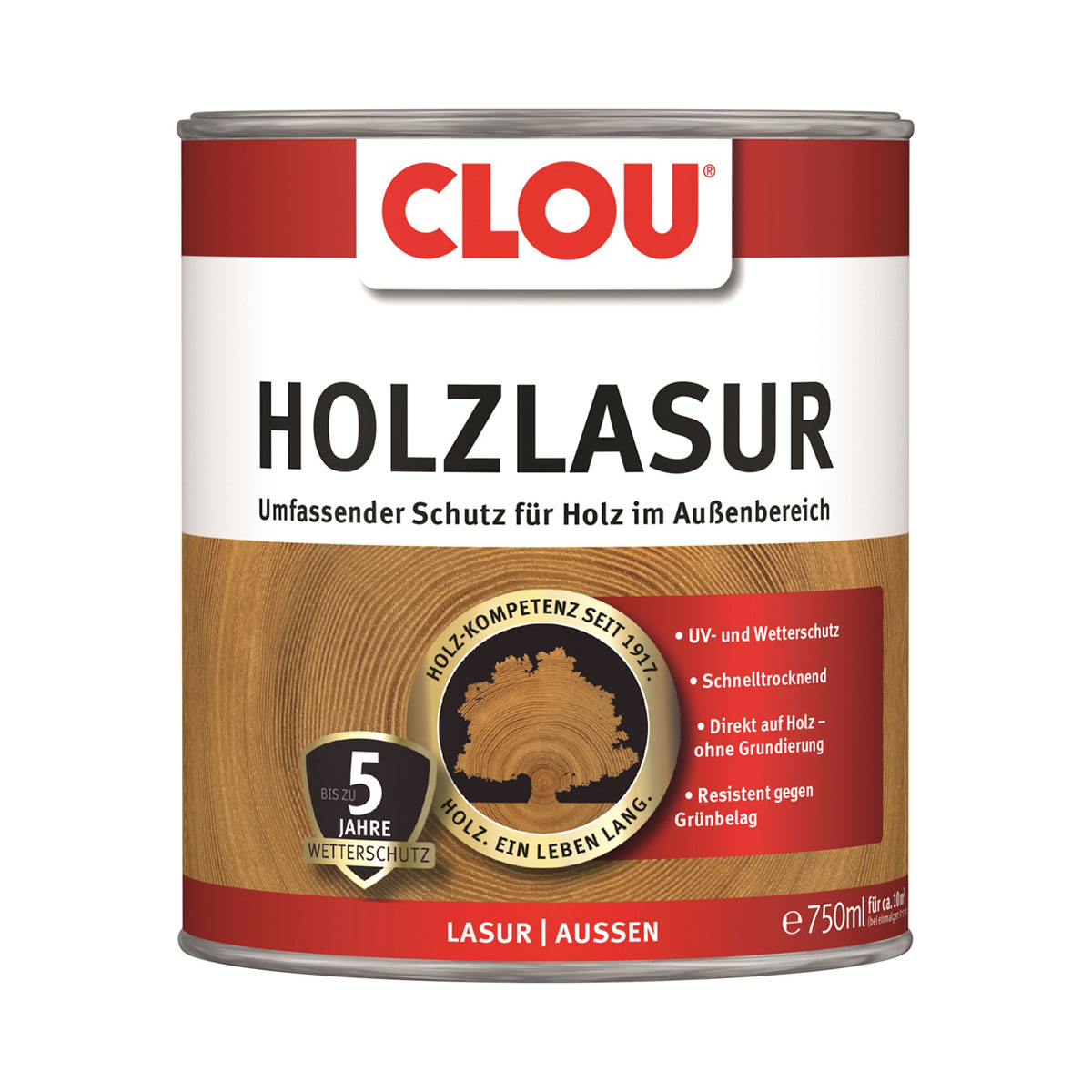 Clou Holzlasur Palisander 0,75 L | 0,75 | 520575