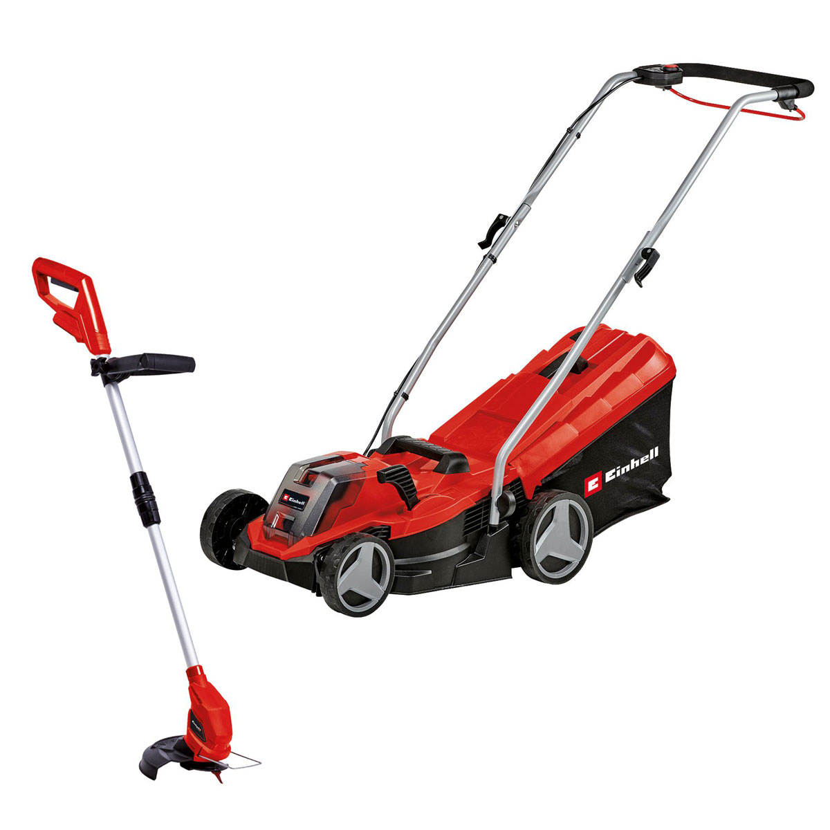 Einhell Akku-Rasenmäh-Set GE-CM 18/33 Li - Kit 4-teilig | 523329