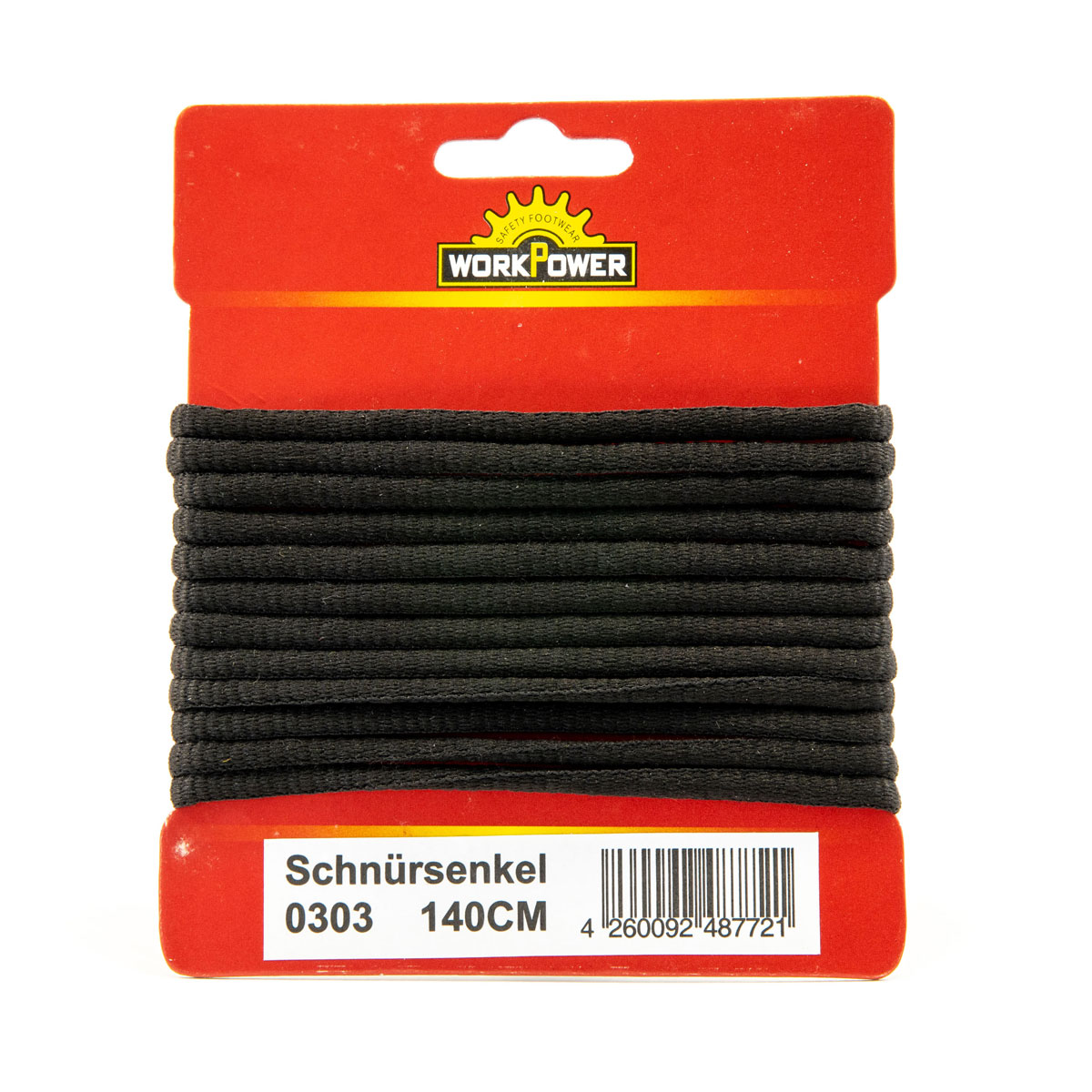 WorkPower Schnürsenkel schwarz 140 cm | 140 cm | 527821